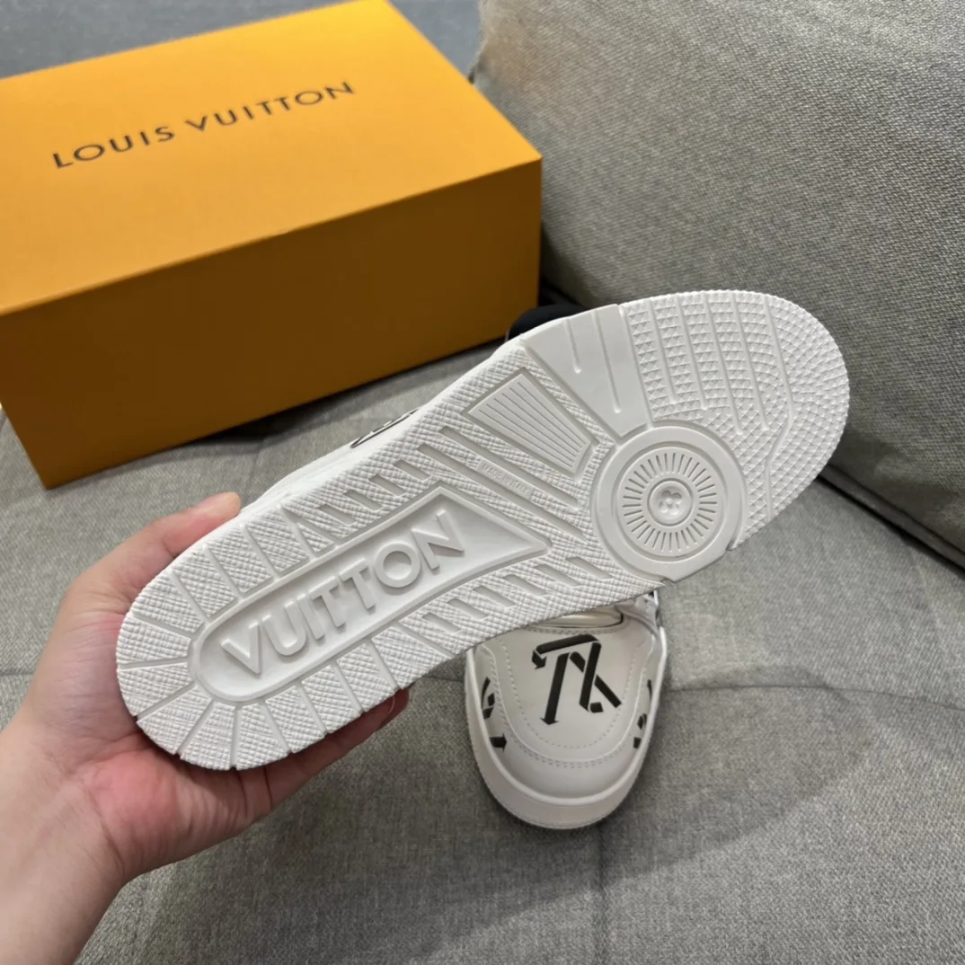 Alternative view of Louis Vuitton LV Trainer Sneaker Black LV 1AAGY7