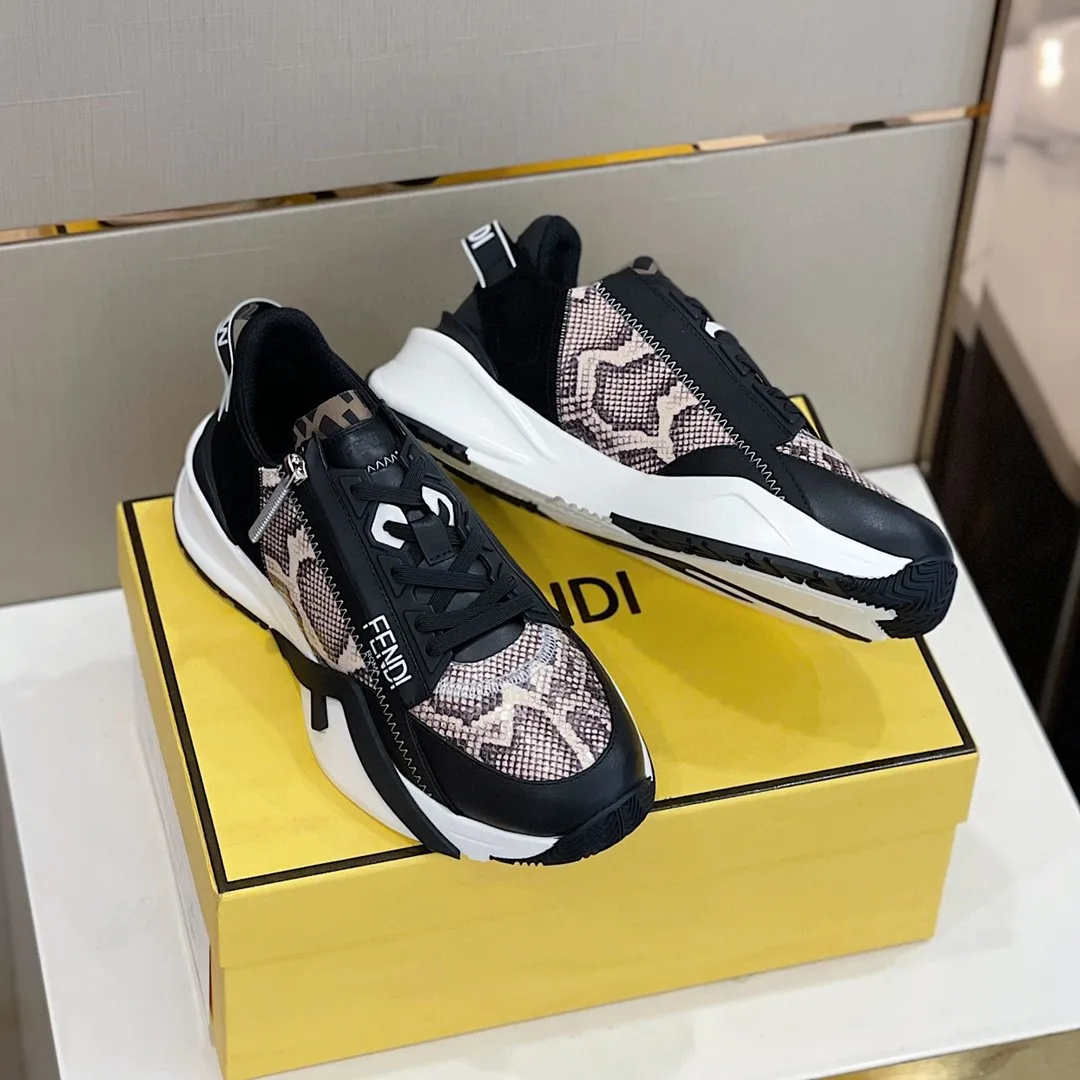 Alternative view of Fendi Flow Sneakers Black
