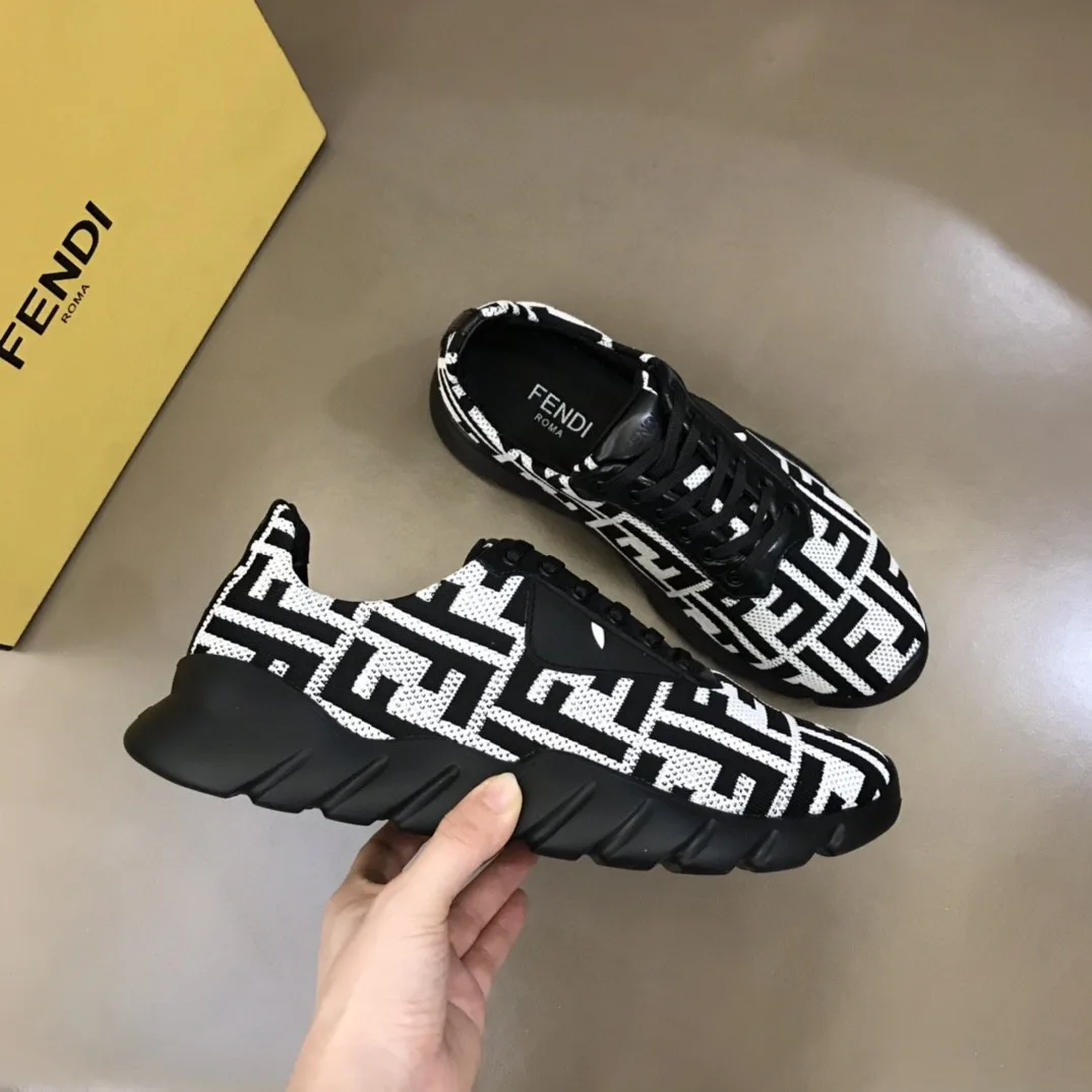 Alternative view of Fendi Force White Sneakers