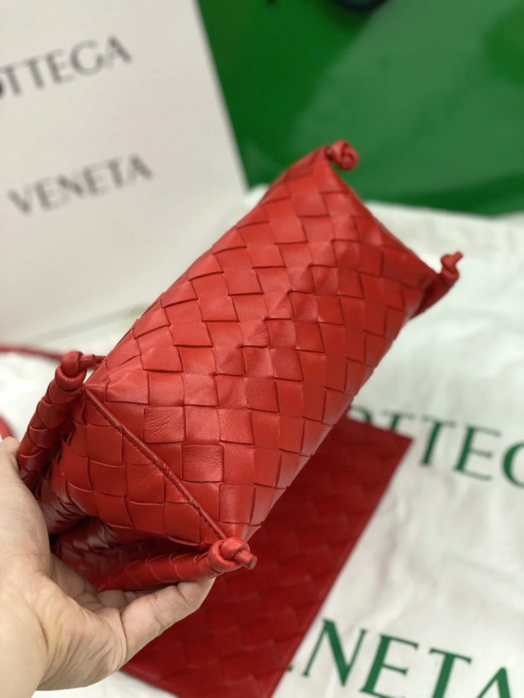 Bottega Veneta Backpack Red - Image 5
