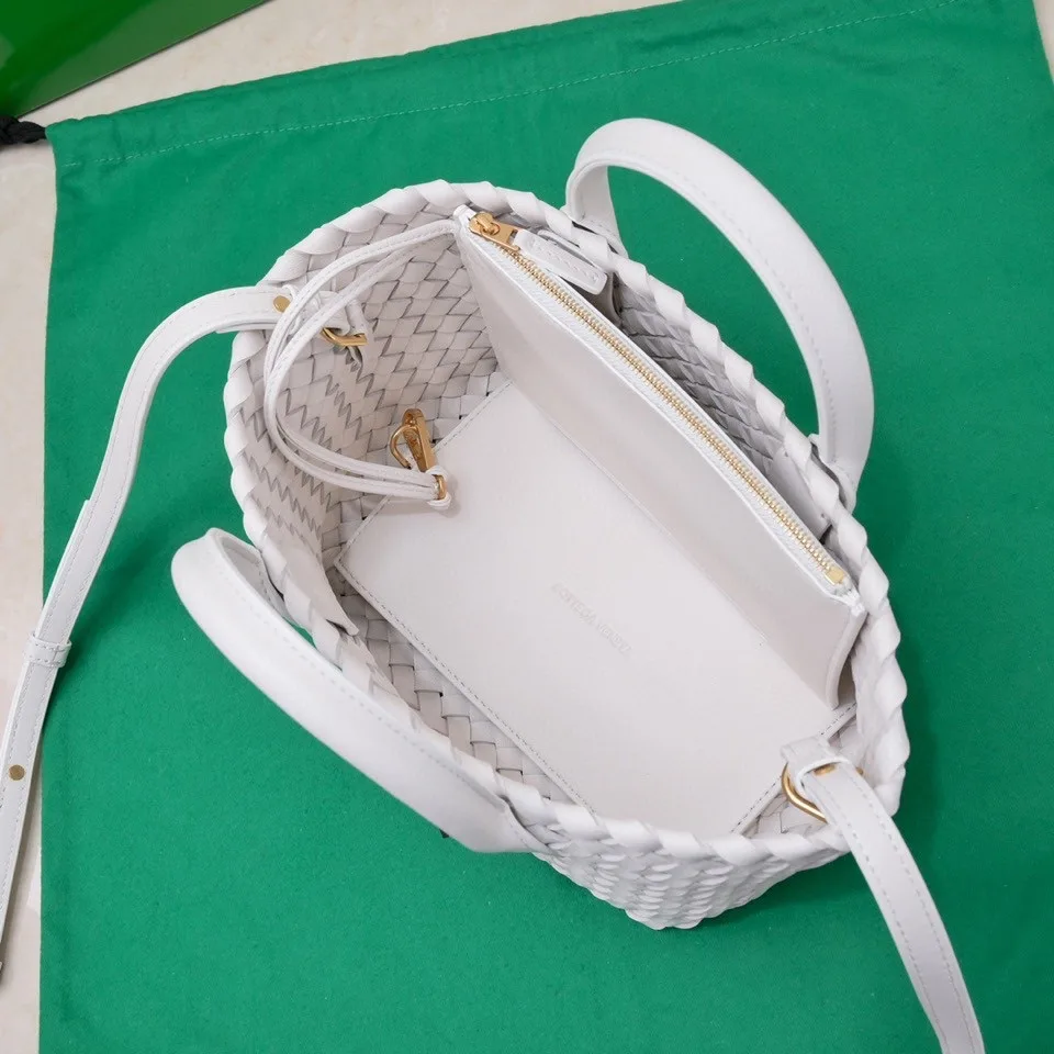 Bottega Veneta Mini Cabat White - Image 5