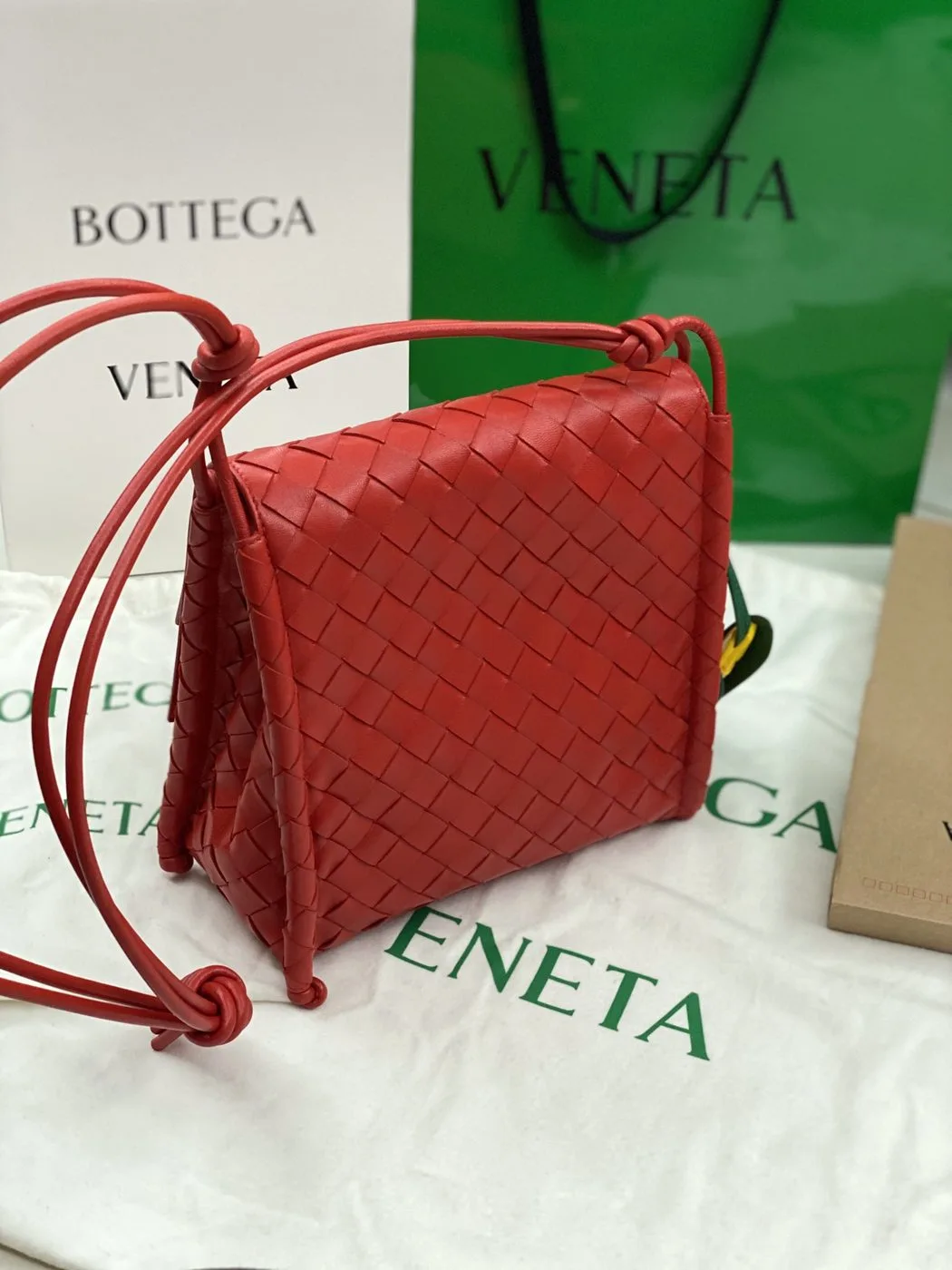 Bottega Veneta Backpack Red - Image 3