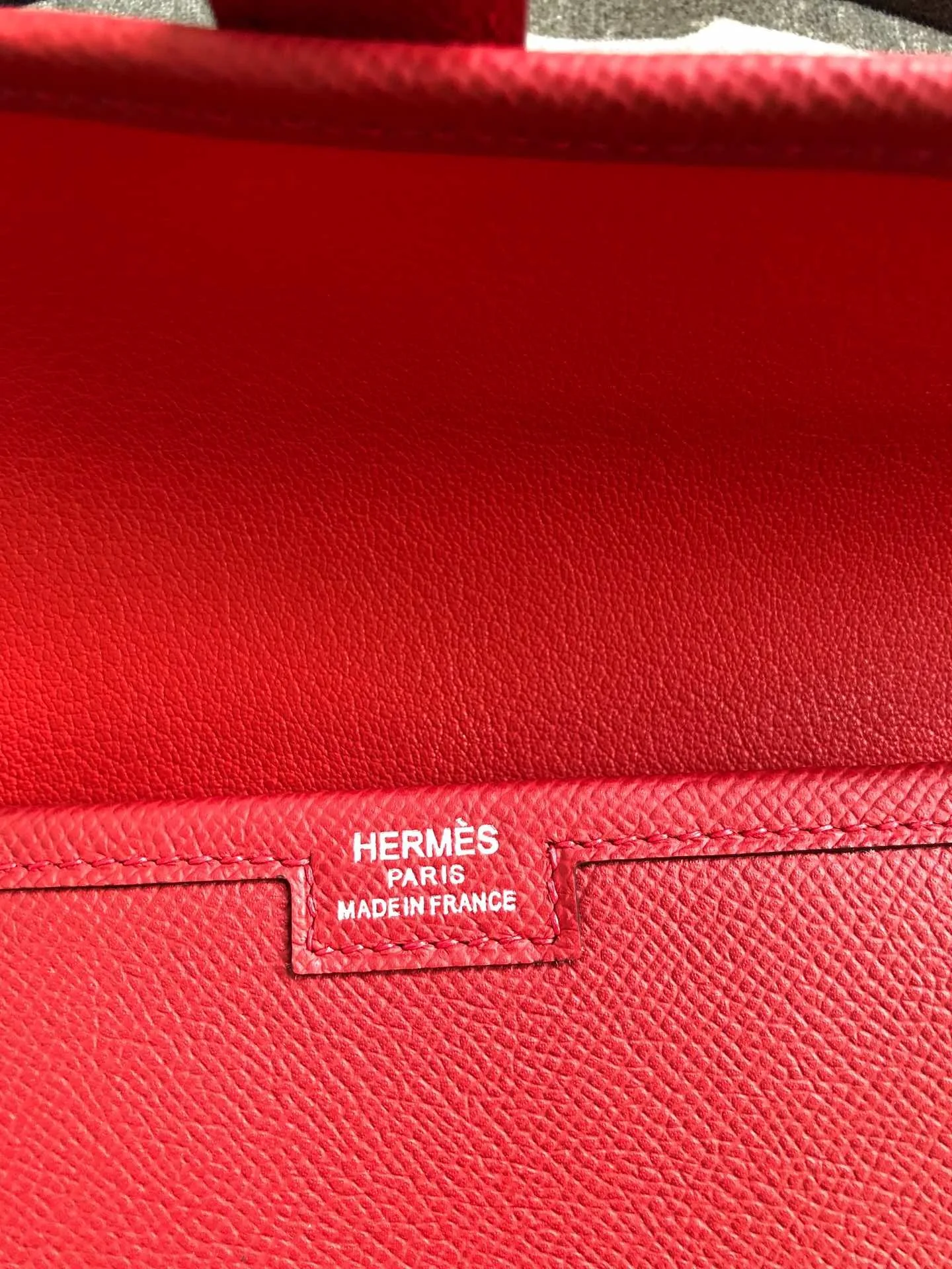 Hermes Jige Elan 29 Clutch Wallet / Red - Image 5