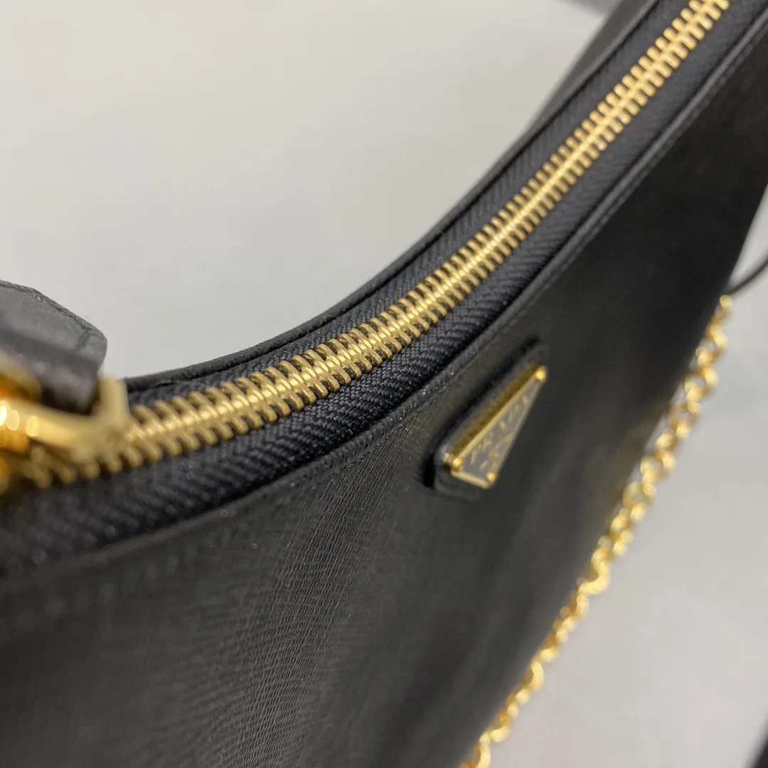 Alternative view of Prada Re- 2005 Saffiano Shoulder Bag Black