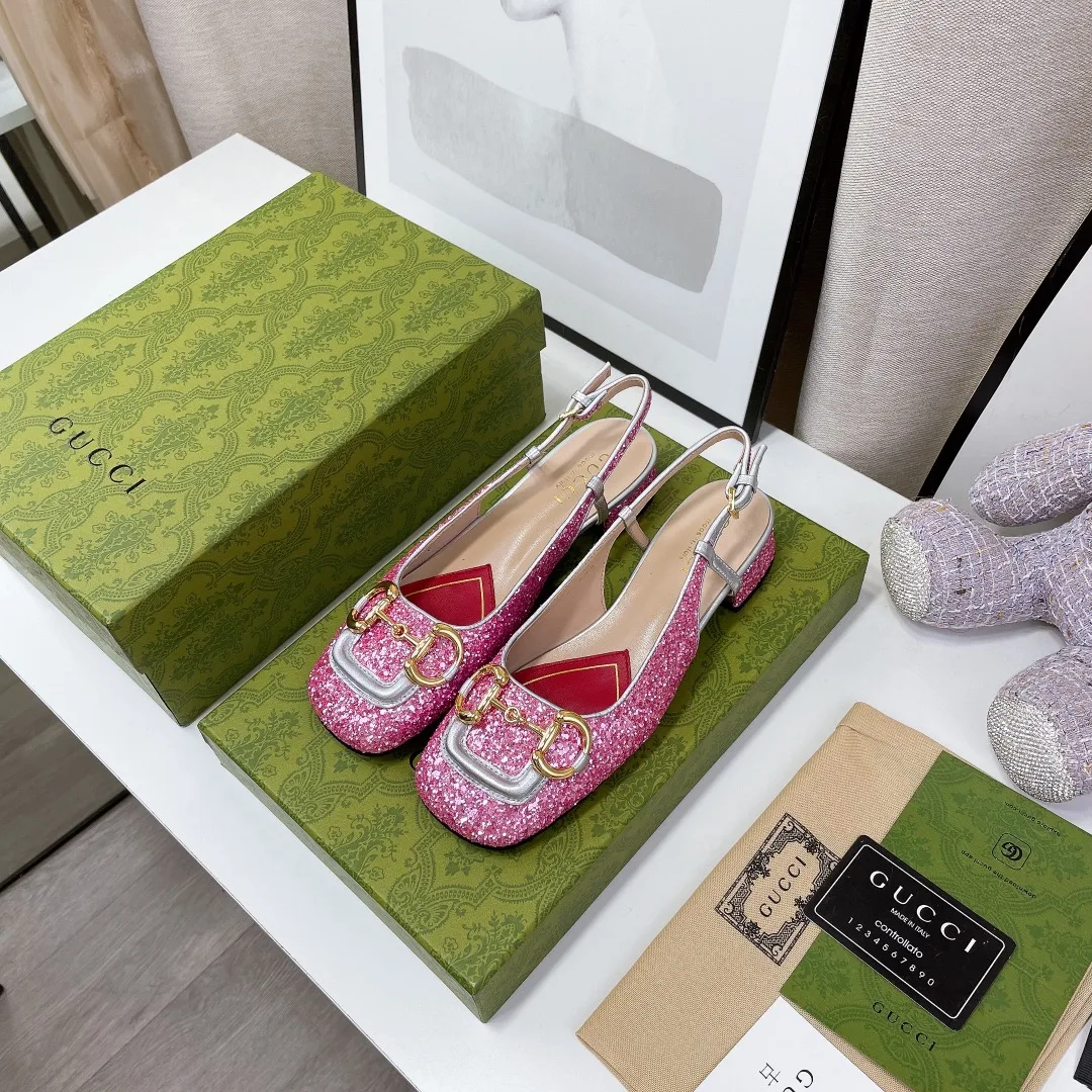 Alternative view of Gucci Lovelight Slingback With Horsebit Silver