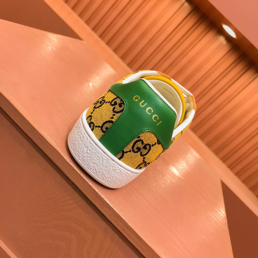 Gucci x Adidas Men’s With GG Sneakers Yellow - Image 4