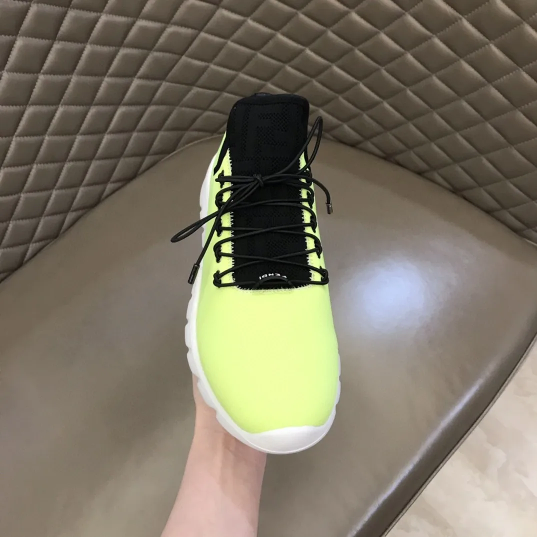 Fendi Force Low Tops Sneakers Glow Green - Image 3