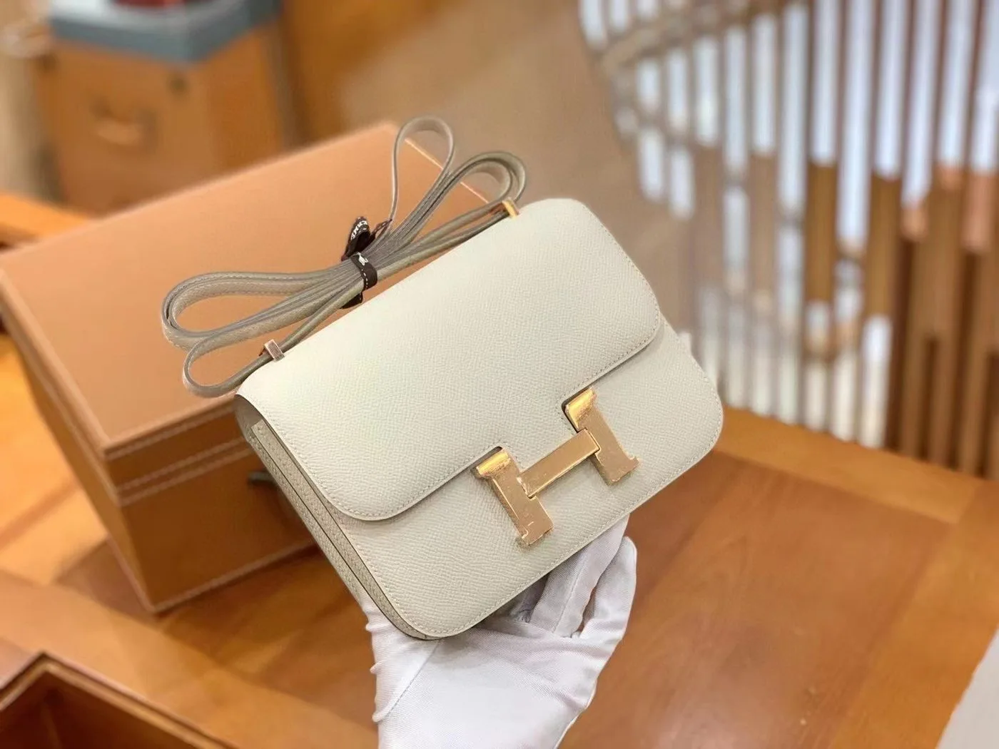 Hermes Constance 23 Epsom Beige - Image 5