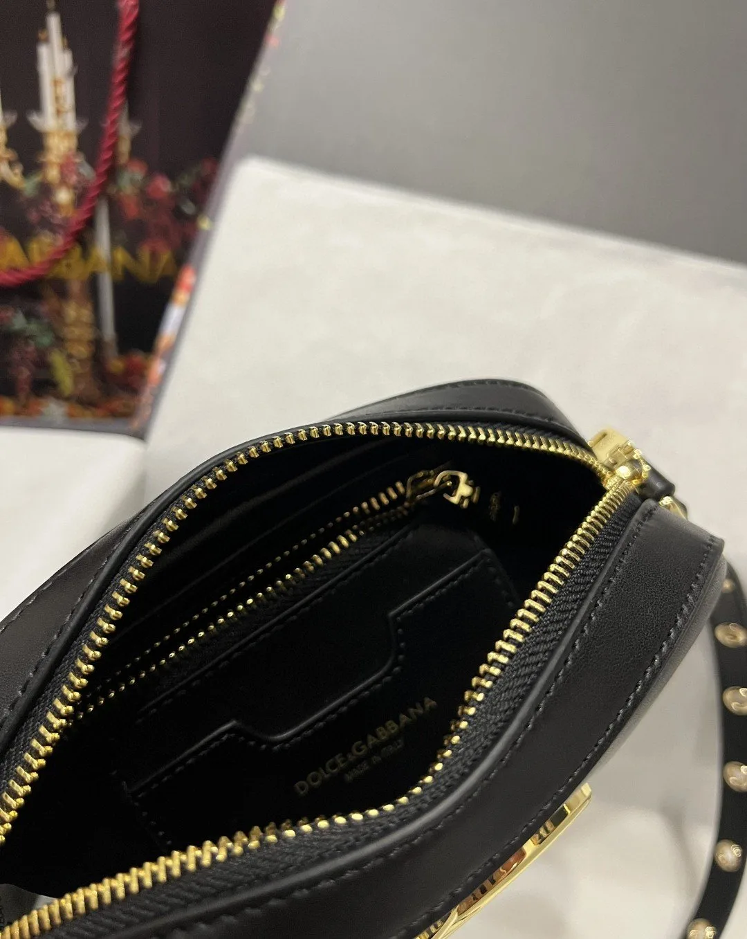 Dolce & Gabbana Crossbody 3.5 Bag Black / DG BB7095AW57680999 - Image 3