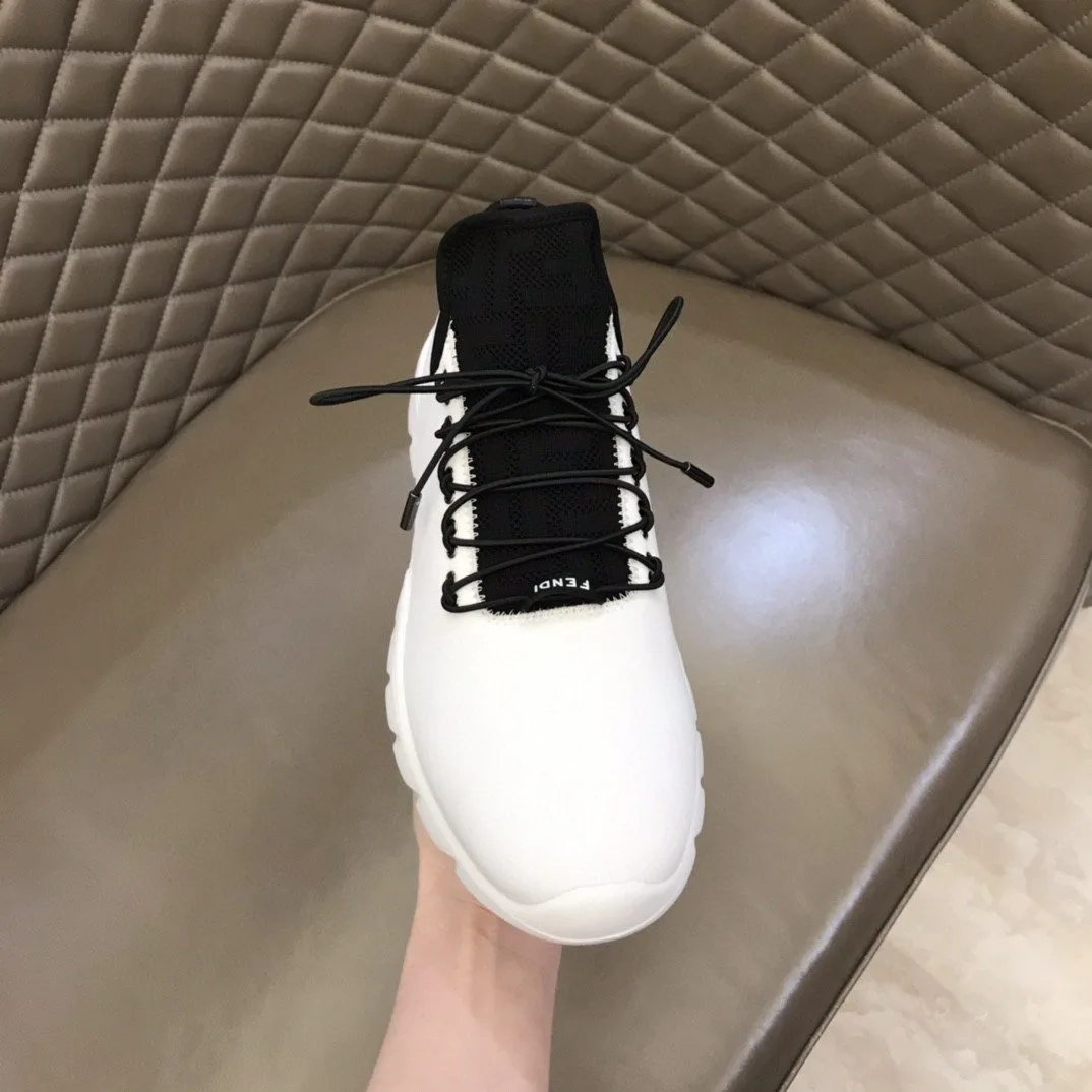 Fendi Force Low Tops Sneakers White - Image 3