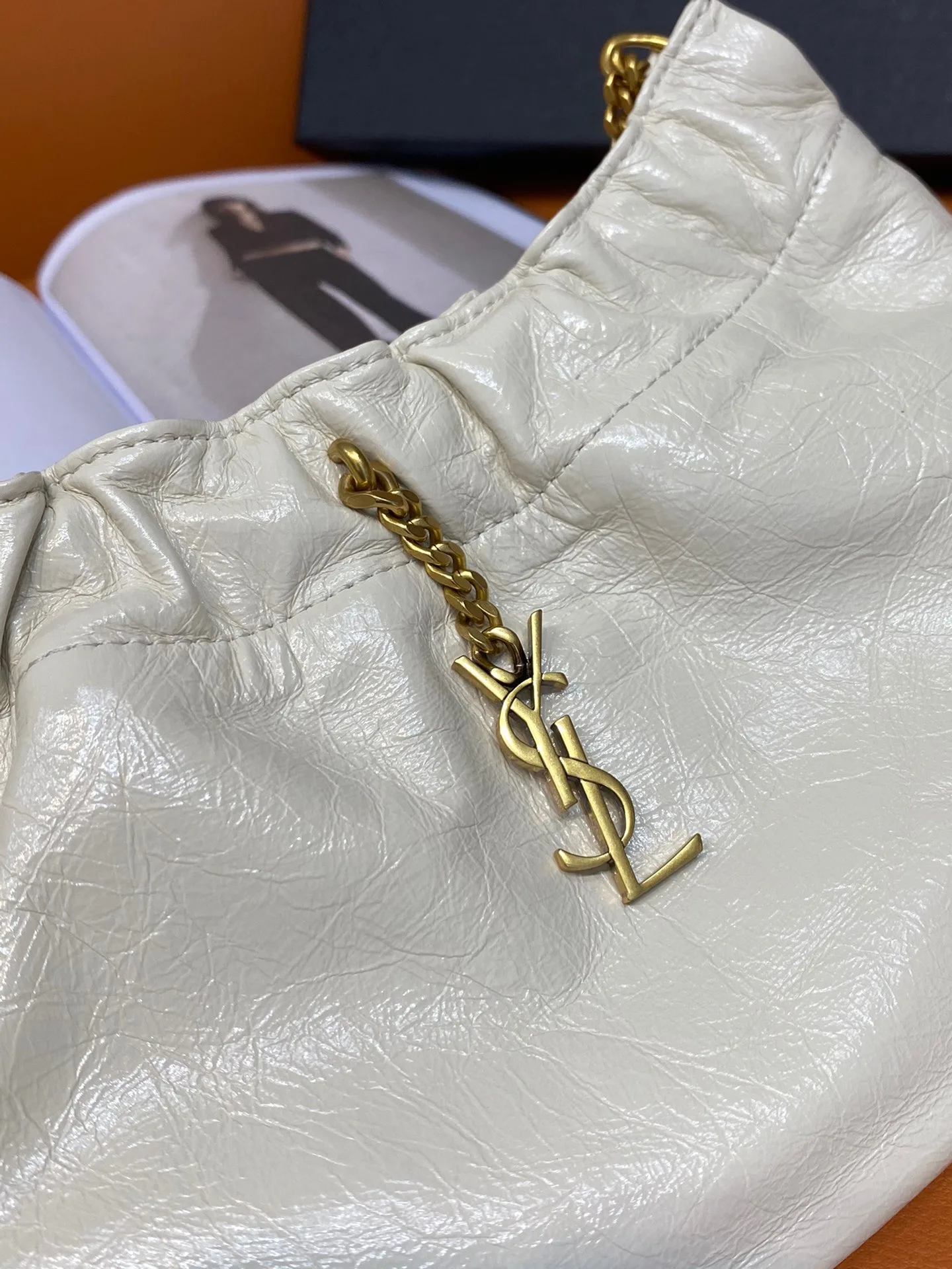 Saint Laurent Mini Shoulder Bag White / - Image 3