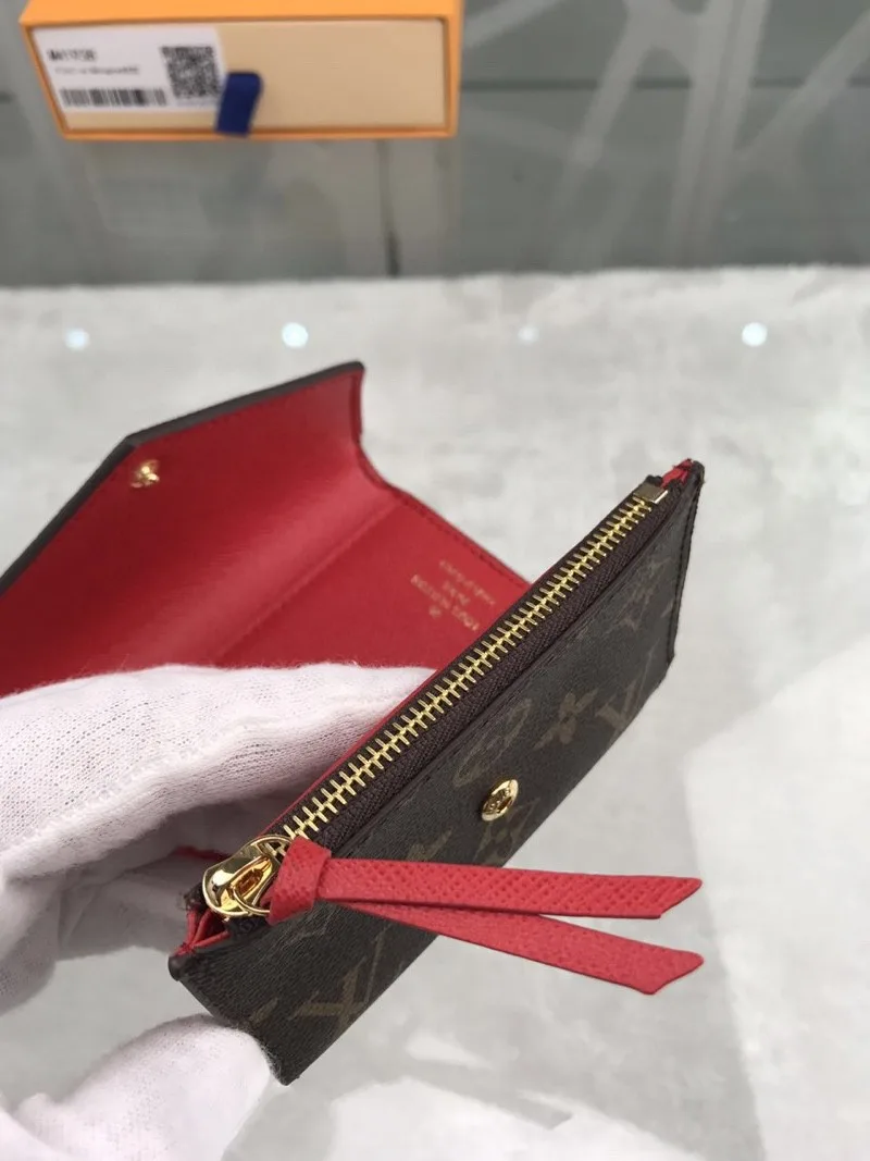 Louis Vuitton Victorine Wallet In Monogram Canvas Red - Image 4