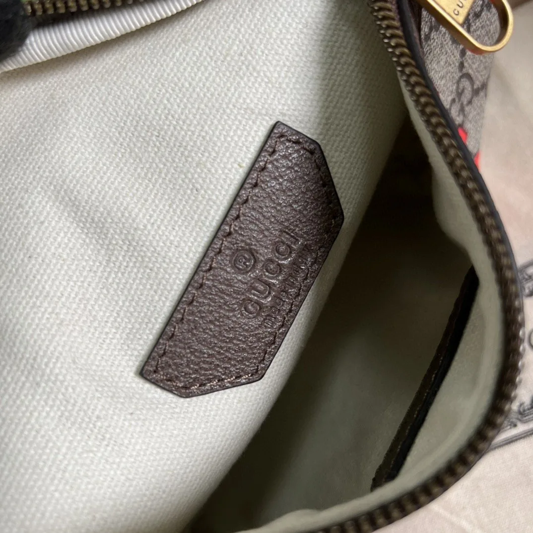 Alternative view of Gucci Belt Bag With Interlocking G Beige And Ebony GG Supreme Canvas /
