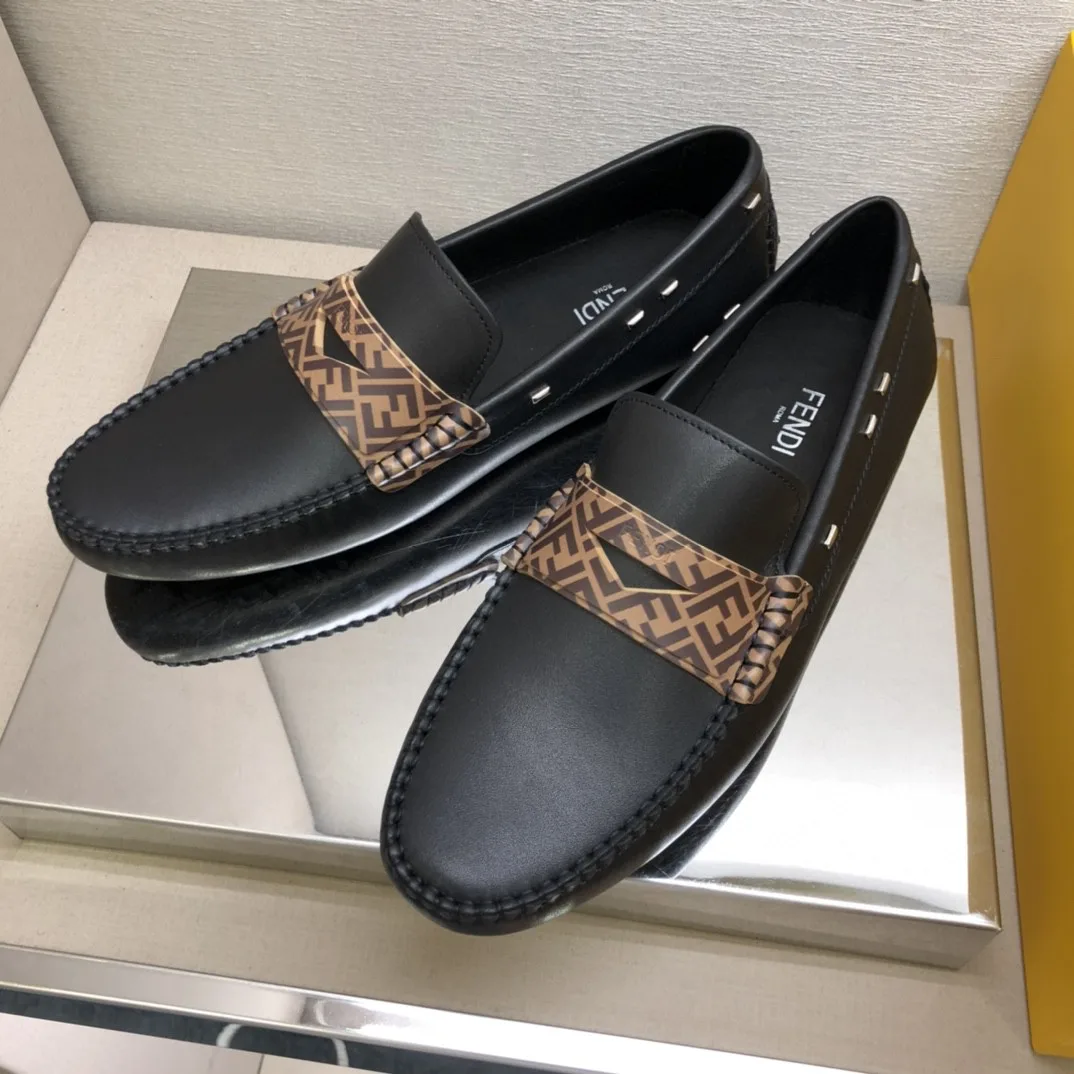 Fendi Force Black Loafers 7D1473 - Image 3