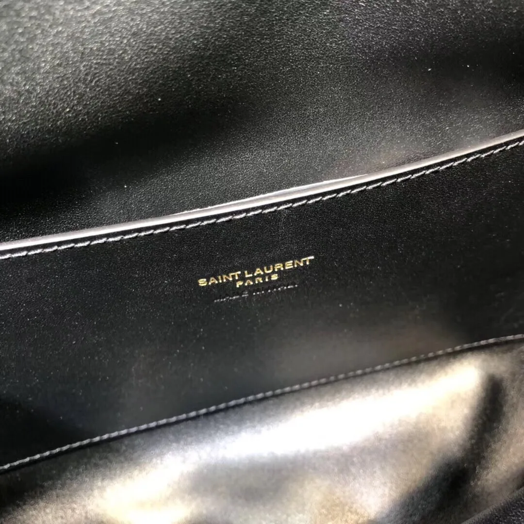 Saint Laurent Kate Medium Reversible Chain Bag Black / YSL - Image 8