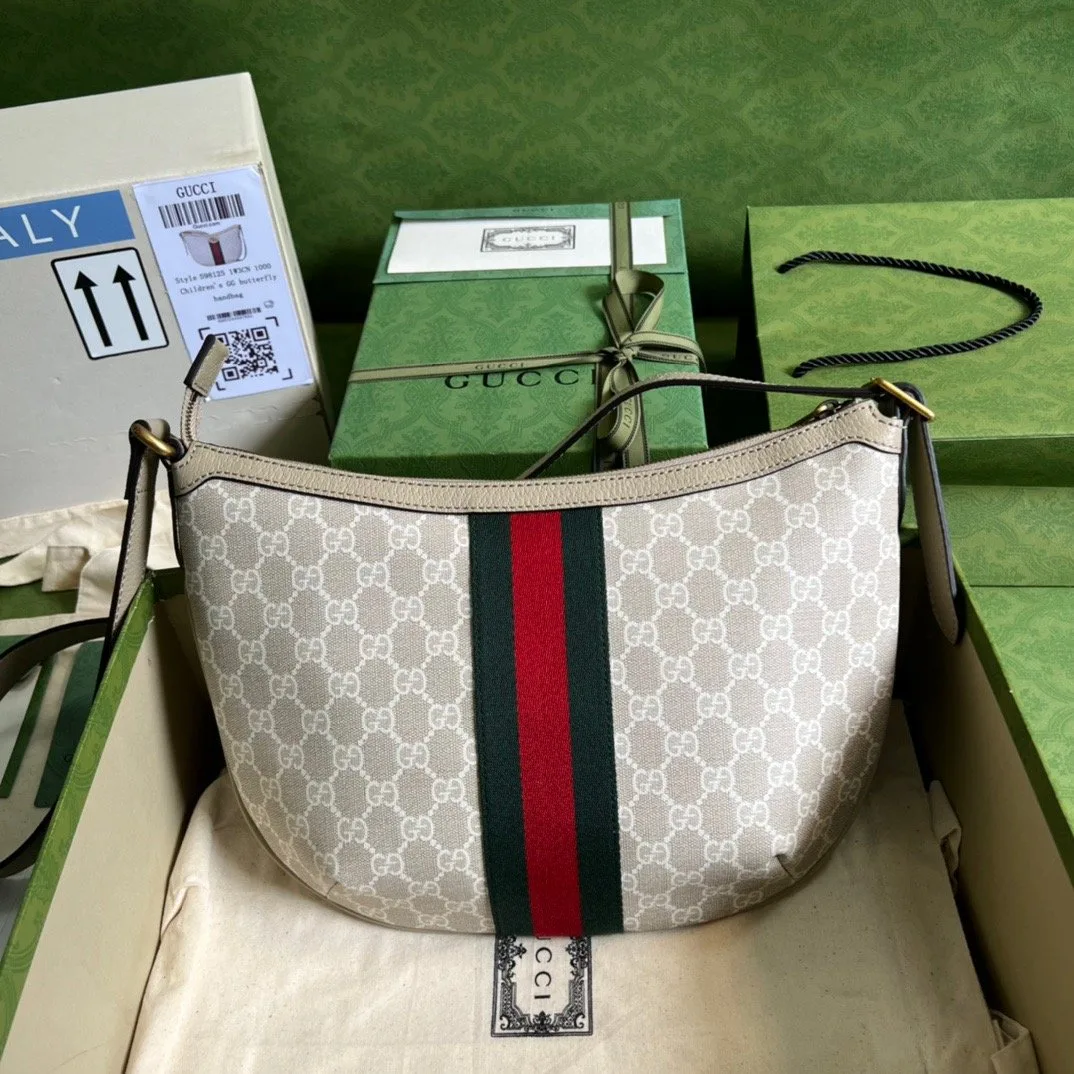 Gucci Ophidia GG Small Shoulder Bag Beige - Image 5