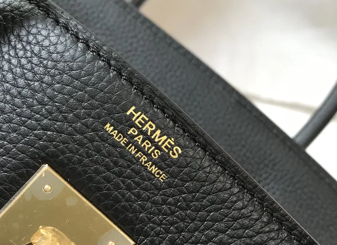 Hermes Birkin Top Handle Bag / Brown Gold Hardware - Image 8