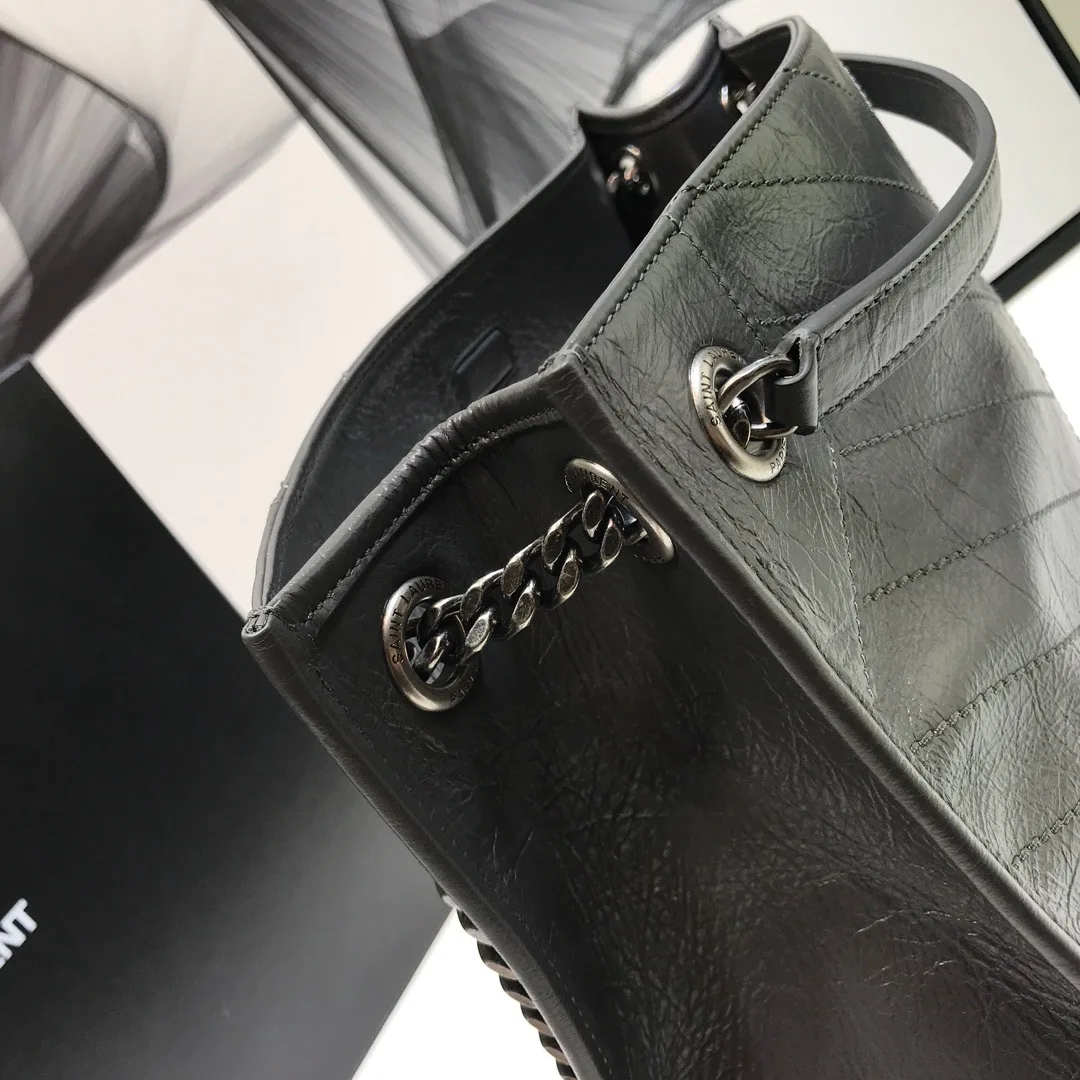 Saint Laurent Niki Medium Shopping Bag Beige / YSL - Image 8