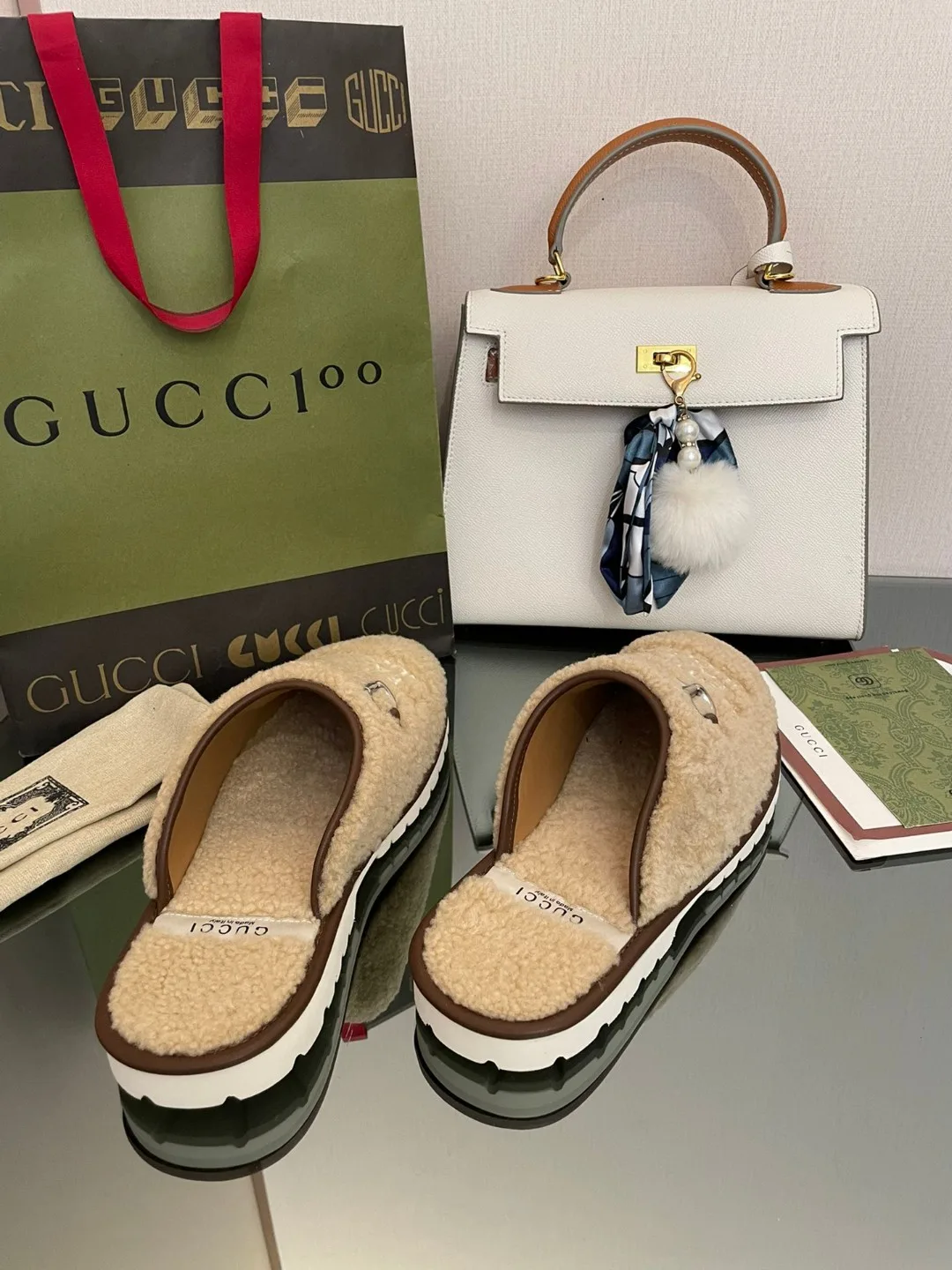 Gucci x The North Face Slippers Beige DEB70 - Image 3