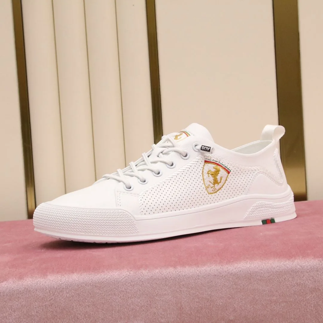 Gucci Ferrari Men’s Sneaker Loafer White - Image 3
