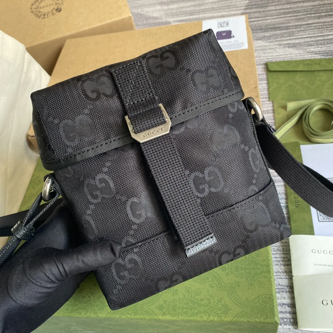 Gucci Off The Grid Messenger Bag Black GG ECONYL® / GG H9HKN - Image 6
