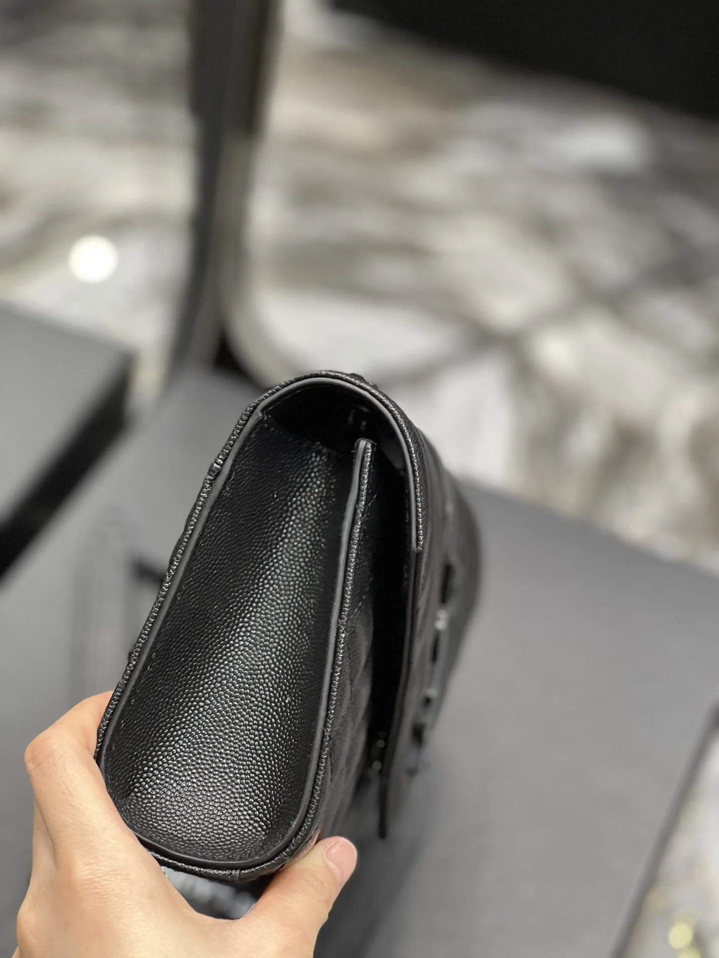 Saint Laurent Small Bag Black In Mix Matelasse / YSL - Image 5