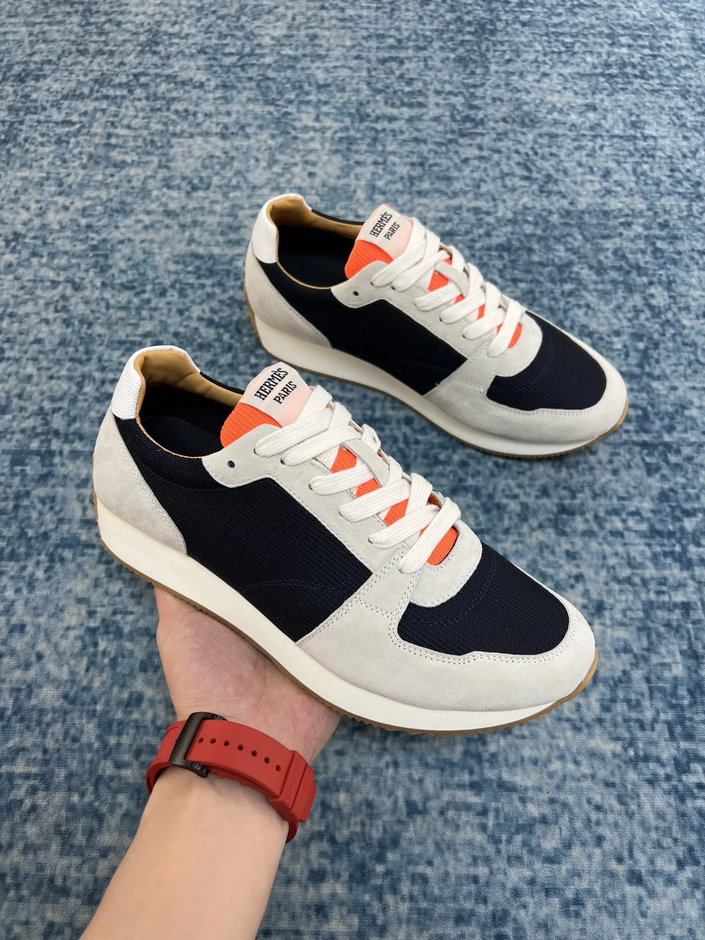 Hermes Escape Sneaker Black/White - Image 3