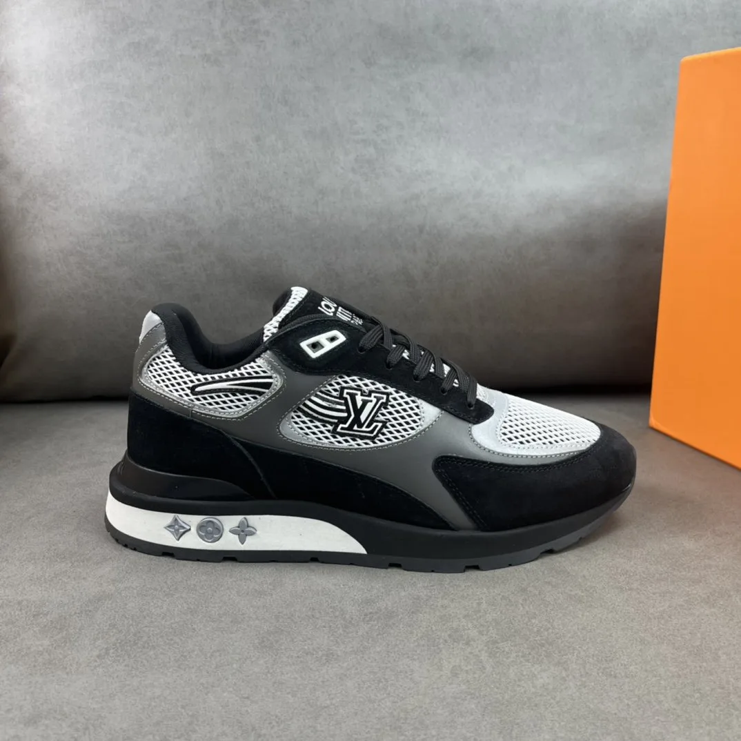 Louis Vuitton Run Away Sneaker Black LV 1A9J17 - Image 8