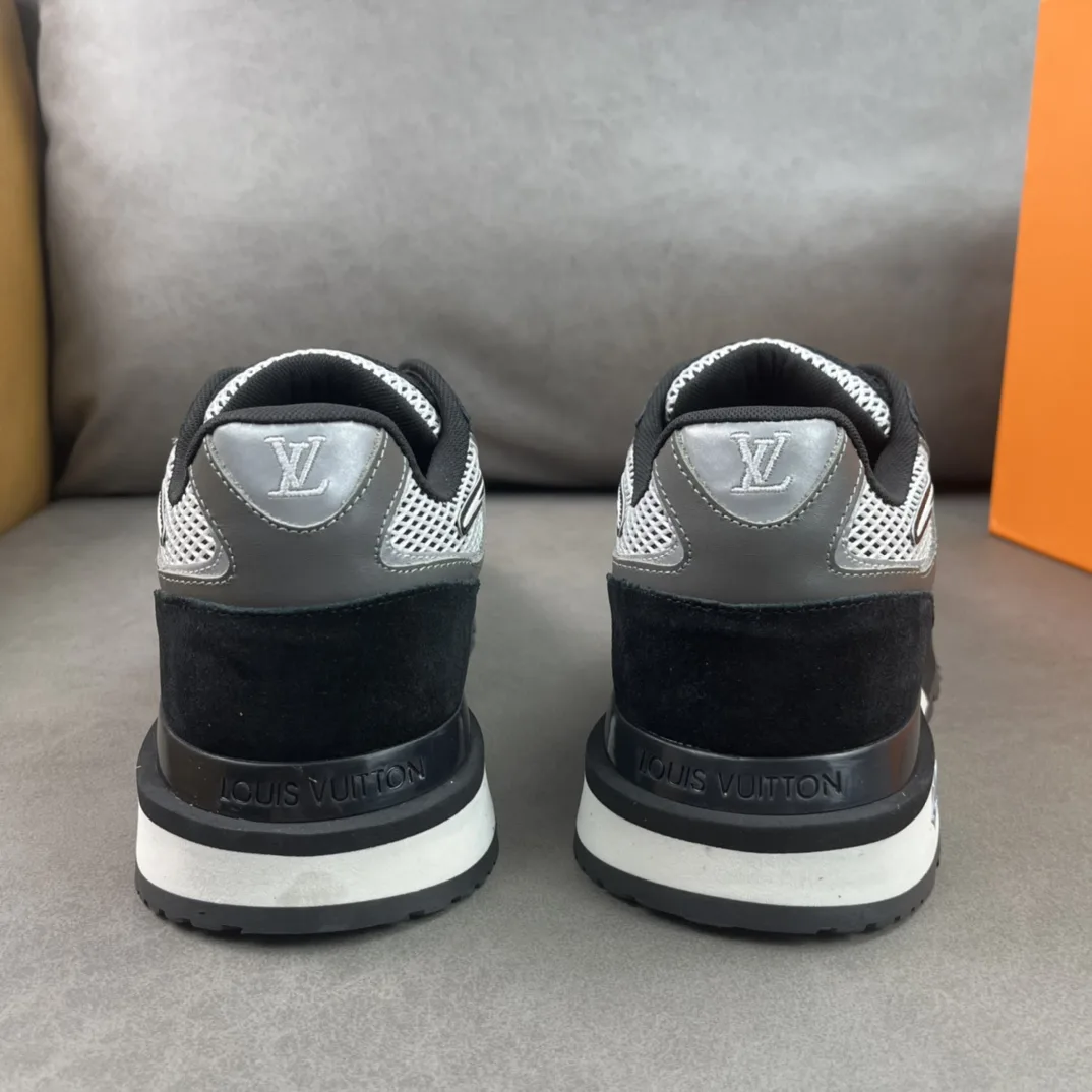 Louis Vuitton Run Away Sneaker Black LV 1A9J17 - Image 5