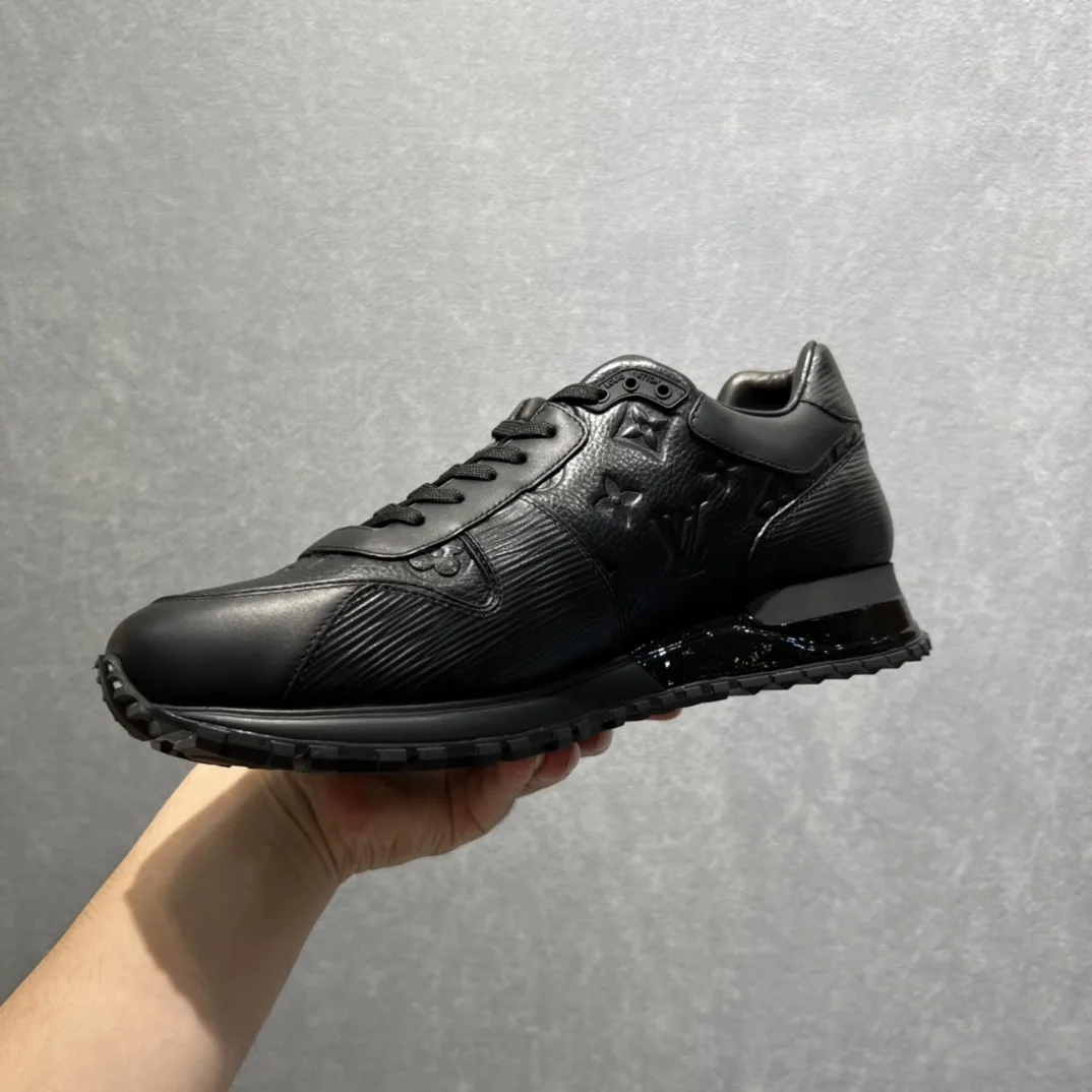 Louis Vuitton Run Away Sneaker Black LV 1A9ZKQ - Image 6