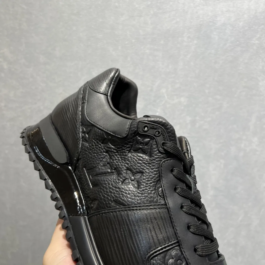 Louis Vuitton Run Away Sneaker Black LV 1A9ZKQ - Image 5