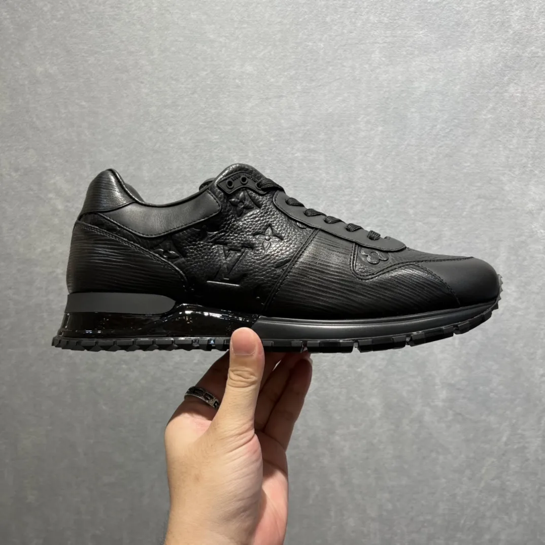 Louis Vuitton Run Away Sneaker Black LV 1A9ZKQ - Image 4