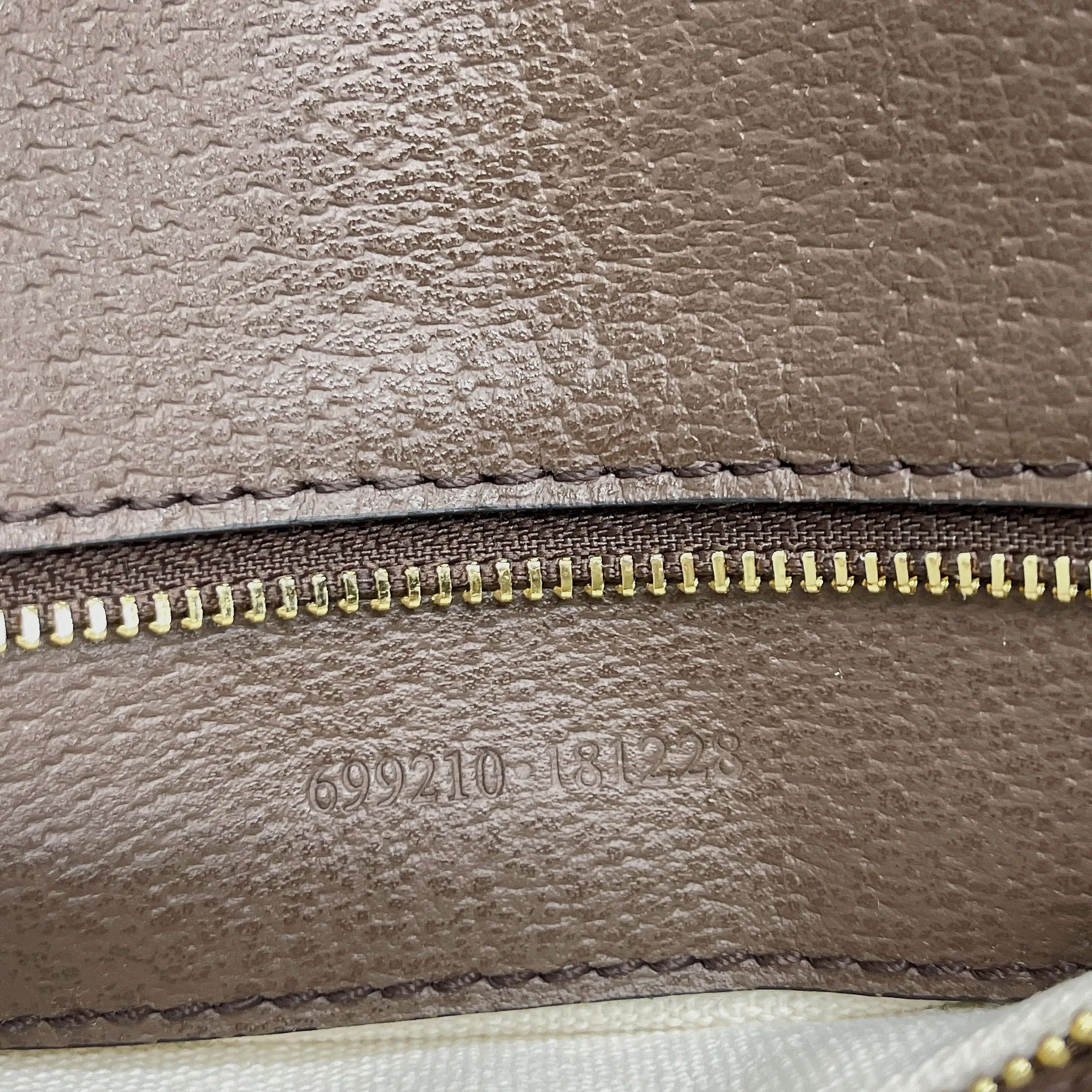 Gucci Blondie Medium Shoulder Bag / Beige/ Ebony GG Supreme Canvas Gold Hardware - Image 16