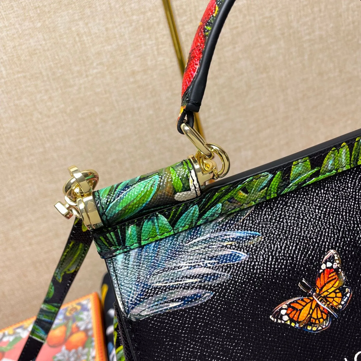 Dolce & Gabbana Milano Sicily Bag Green / - Image 7