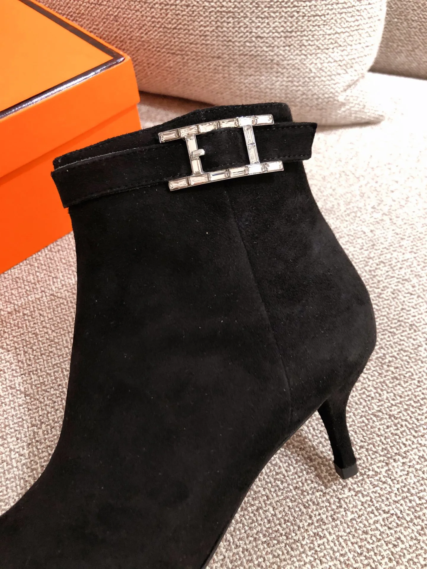 Hermes Blanche Ankle Boots Black / - Image 5