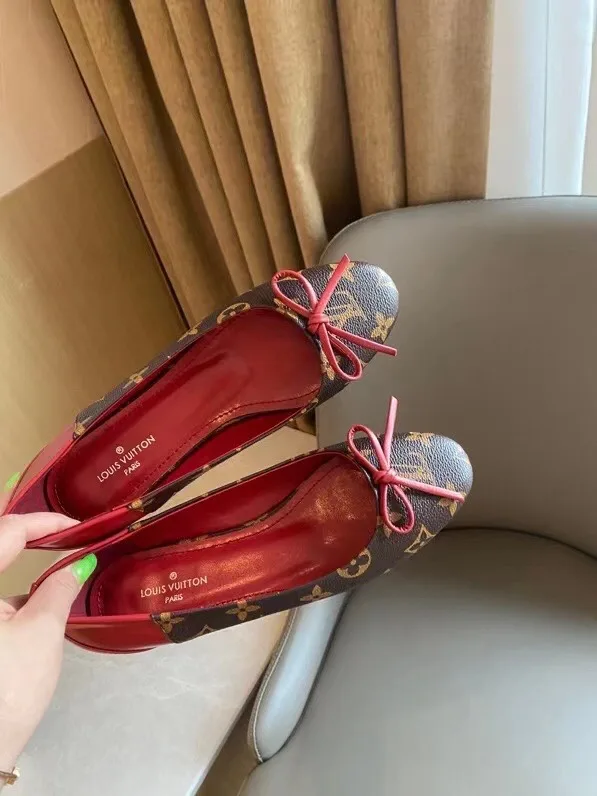 Alternative view of Louis Vuitton Women’s Joy Ballerina Red