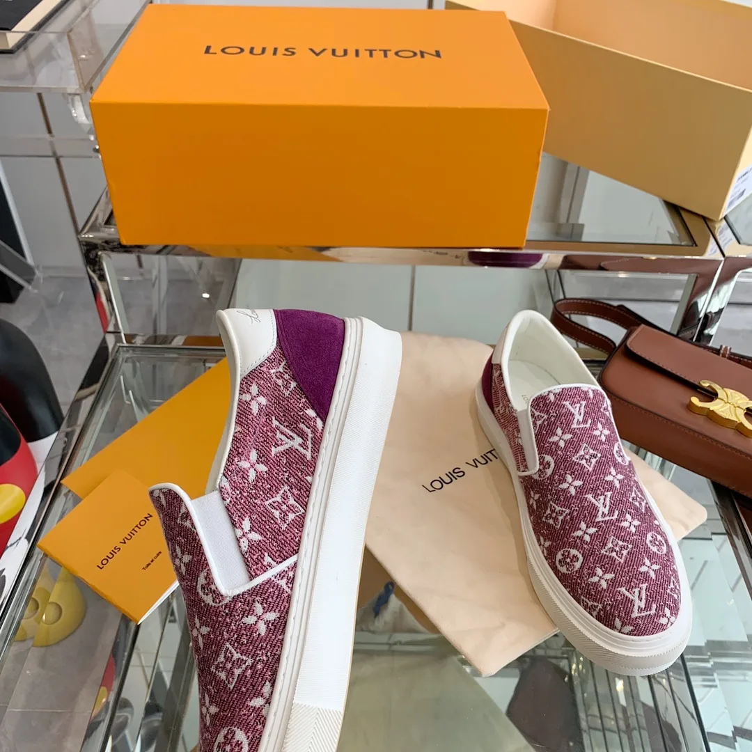 Alternative view of Louis Vuitton Women’s Trocadero Slip On Red