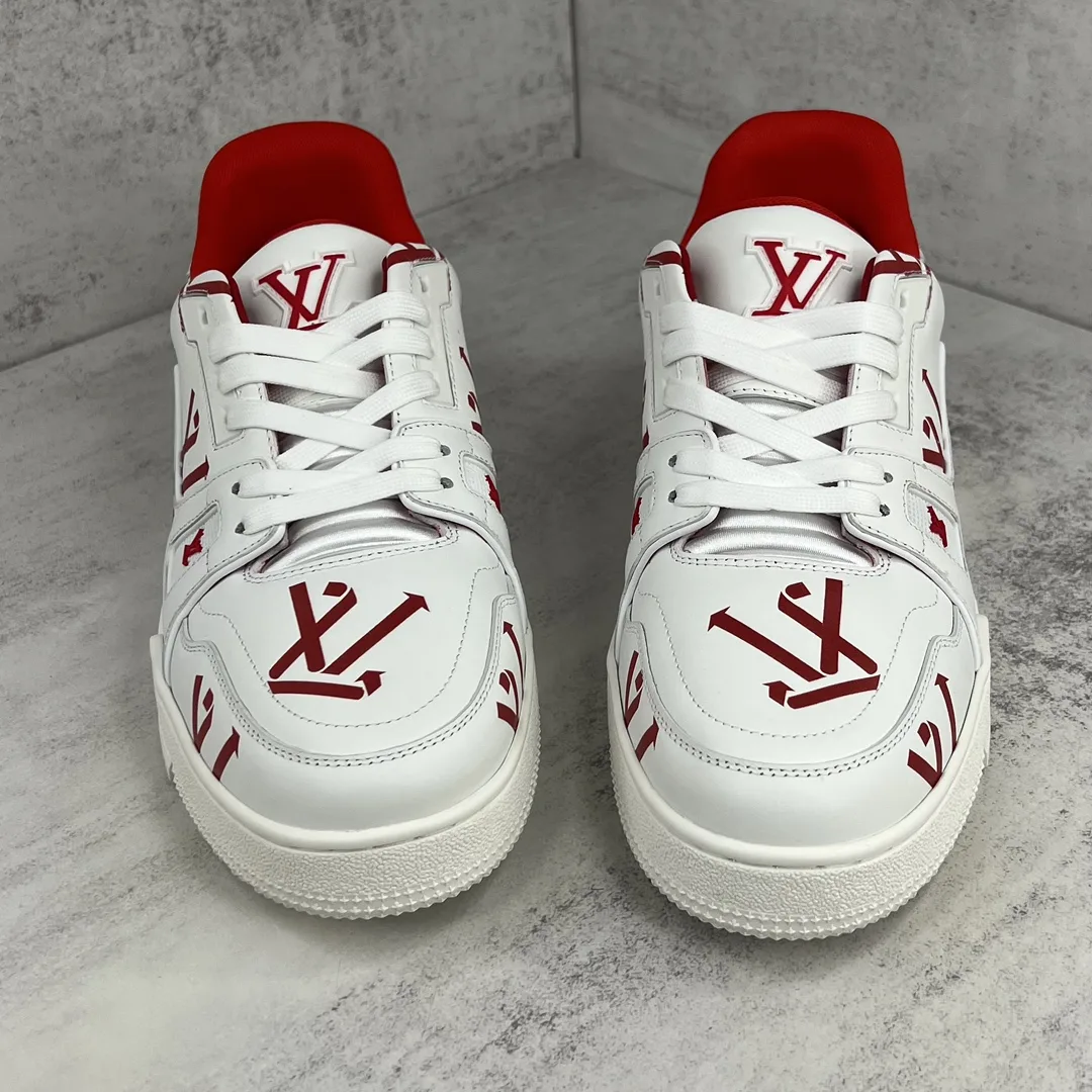 Alternative view of Louis Vuitton Women’s LV Trainer Sneaker Red