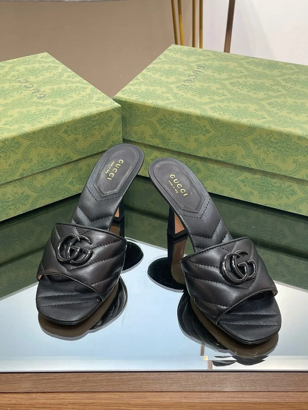 Gucci Double G Slide Sandal Black - Image 5