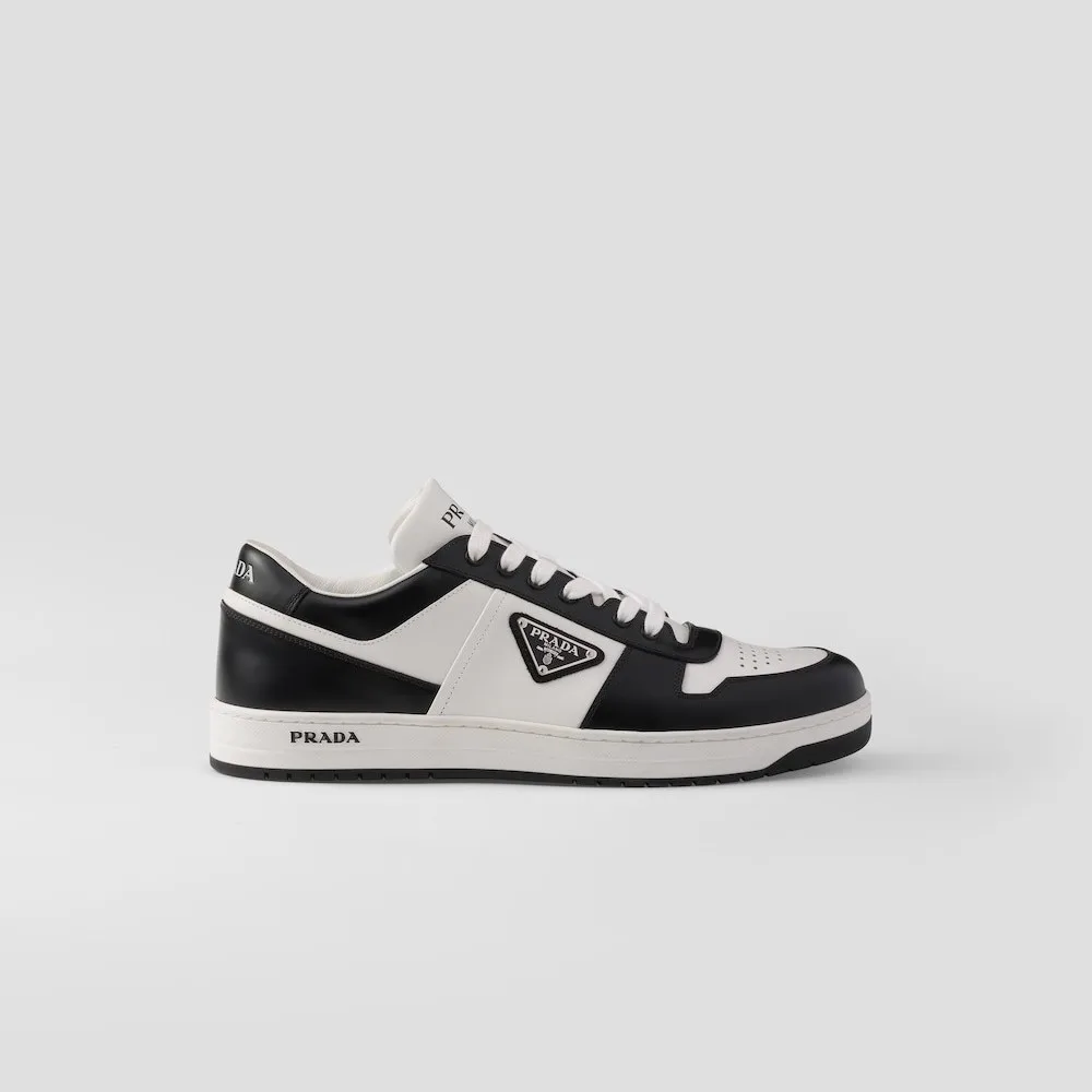 Prada Downtown Leather Sneakers White/Black 2EE364_3LKG_F0T8F_F_D001 - Image 4