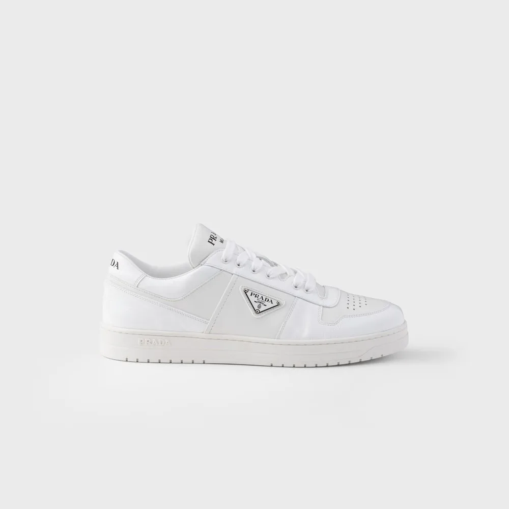 Prada Downtown Leather Sneakers White 2EE364_3LQB_F0009_F_D001 - Image 6