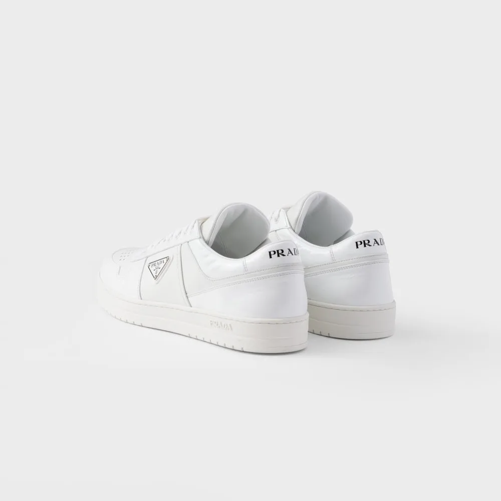 Prada Downtown Leather Sneakers White 2EE364_3LQB_F0009_F_D001 - Image 3