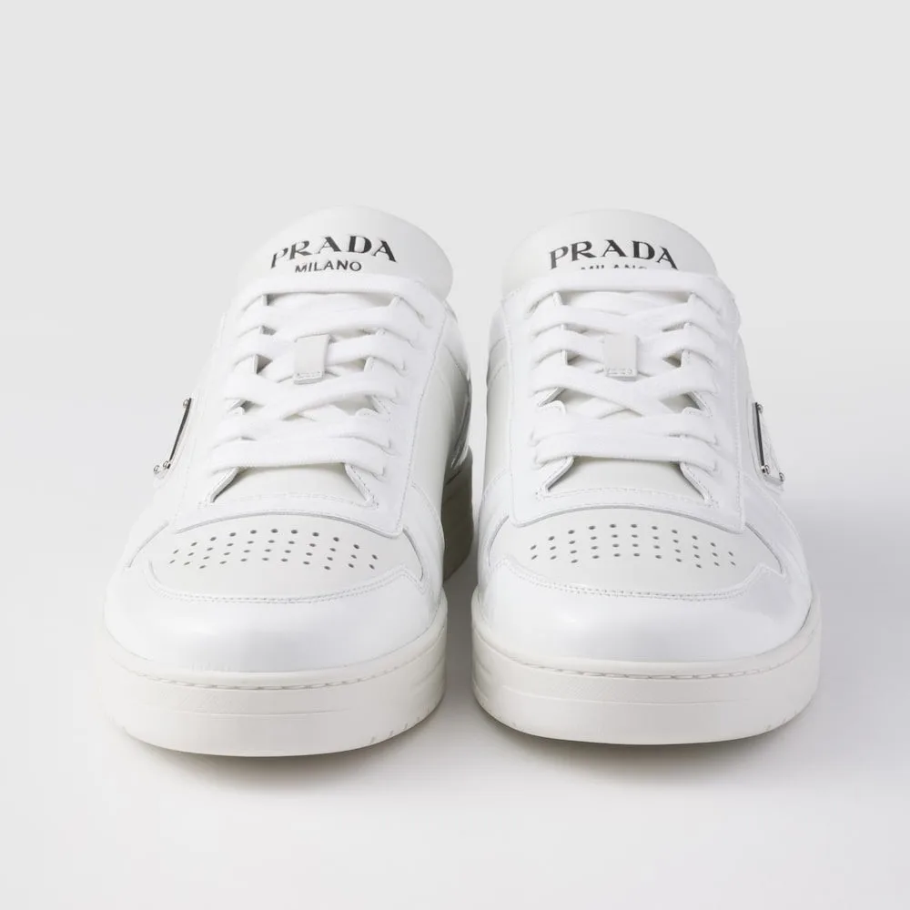 Prada Downtown Leather Sneakers White 2EE364_3LQB_F0009_F_D001 - Image 4