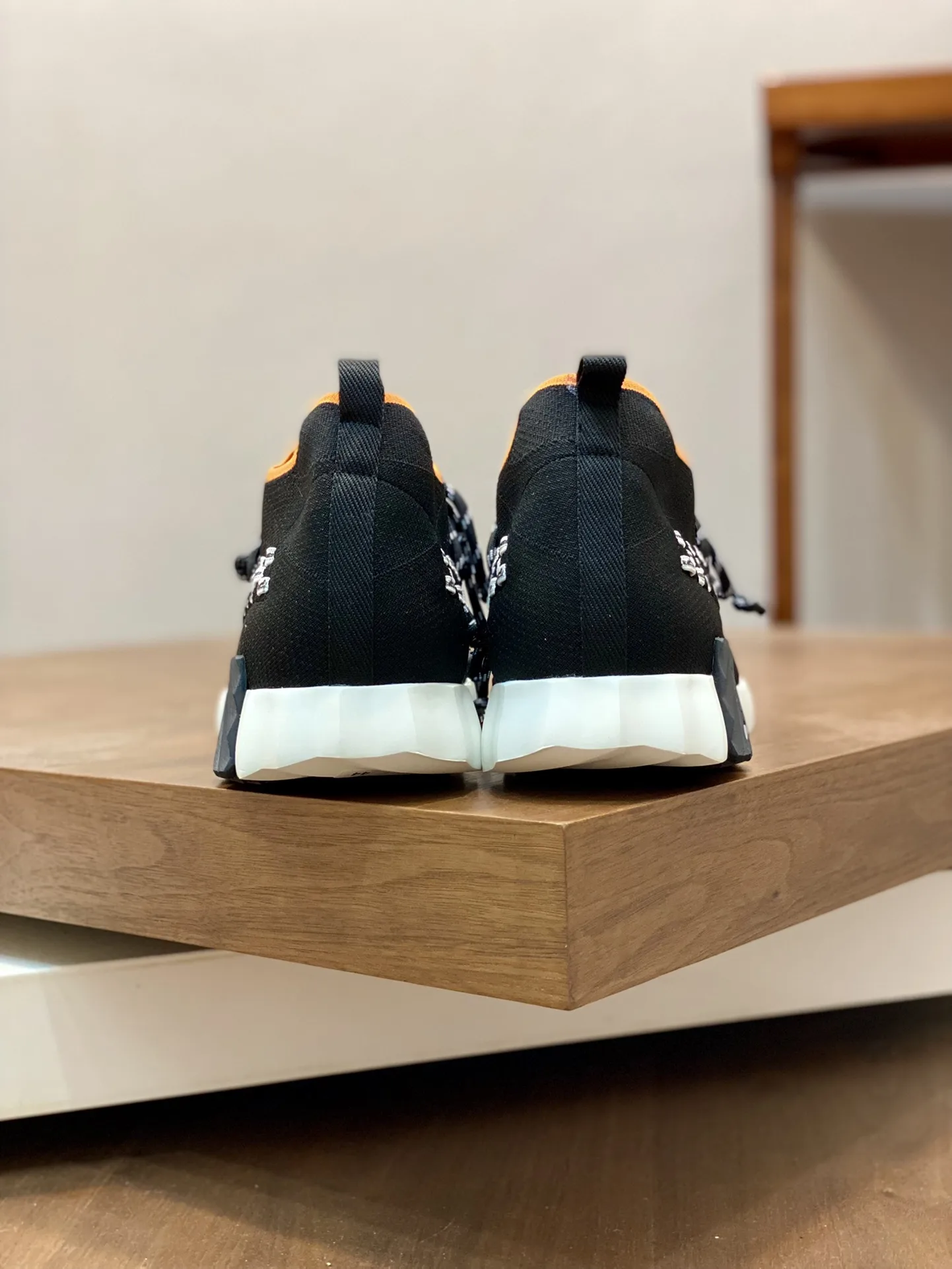 Alternative view of Hermes Sneakers Flex Black And Orange