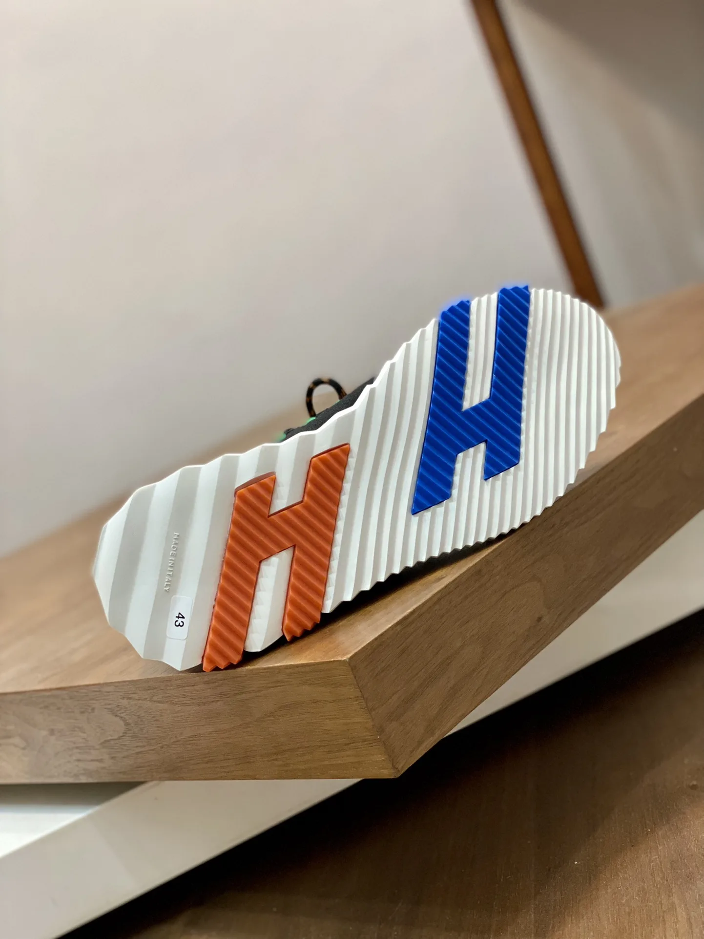 Hermes Sneakers Flex Black And Blue - Image 4