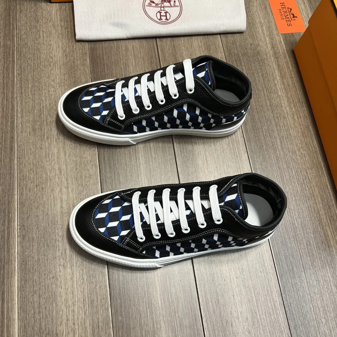 Hermes Enjoy Sneaker Black And Blue - Image 7