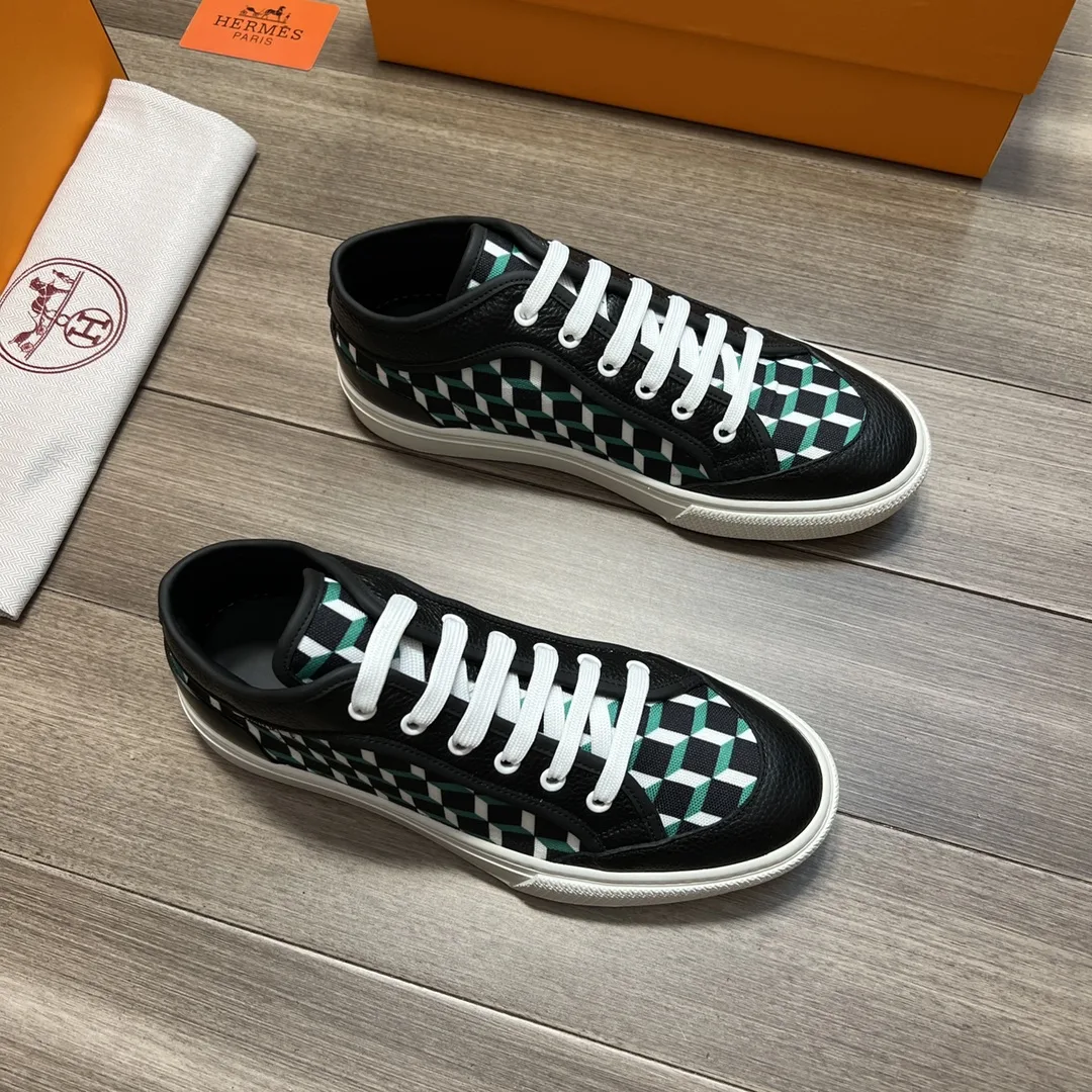 Alternative view of Hermes Enjoy Sneaker Black And Green