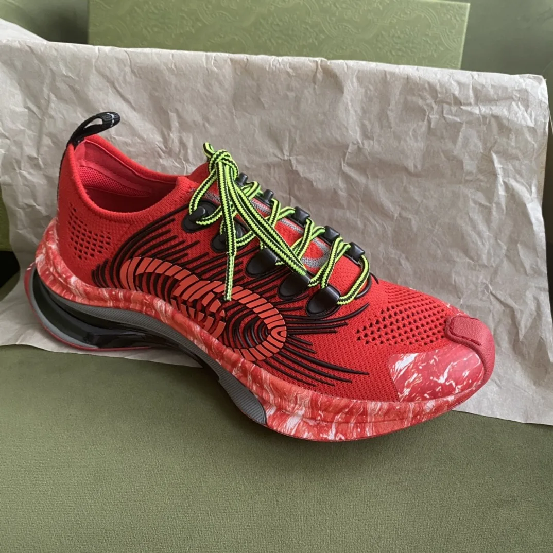 Gucci Run Men’s Sneaker Red - Image 4