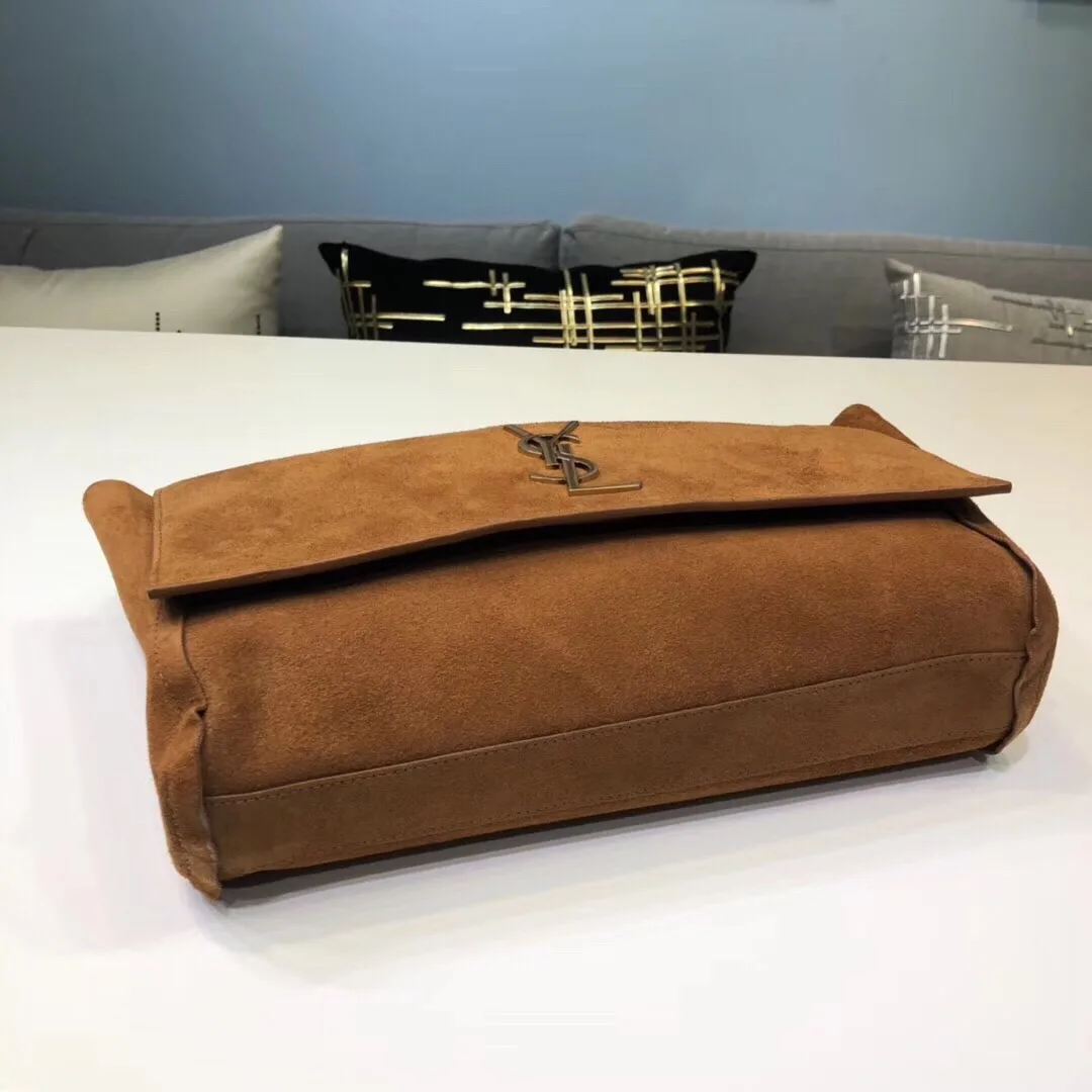 Saint Laurent Kate Medium Reversible Chain Bag Brown / YSL - Image 9