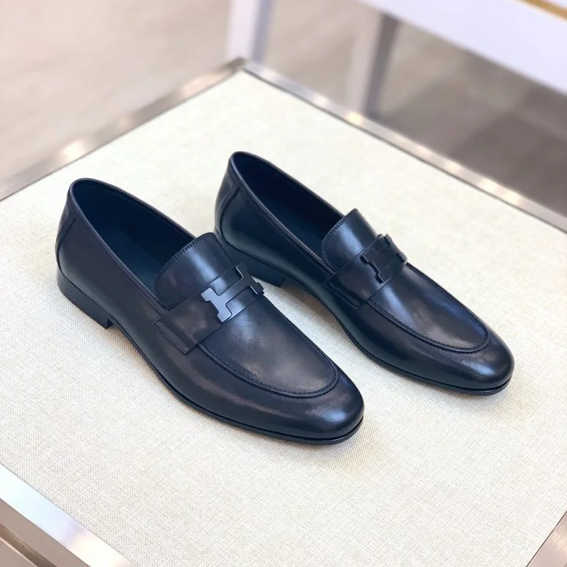 Alternative view of Hermes Paris Loafers Navy